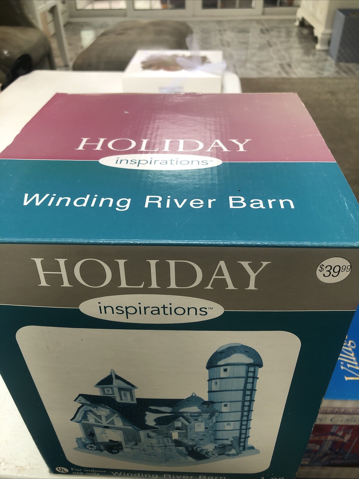 Holiday Inspirations Winding River Barn NIB
