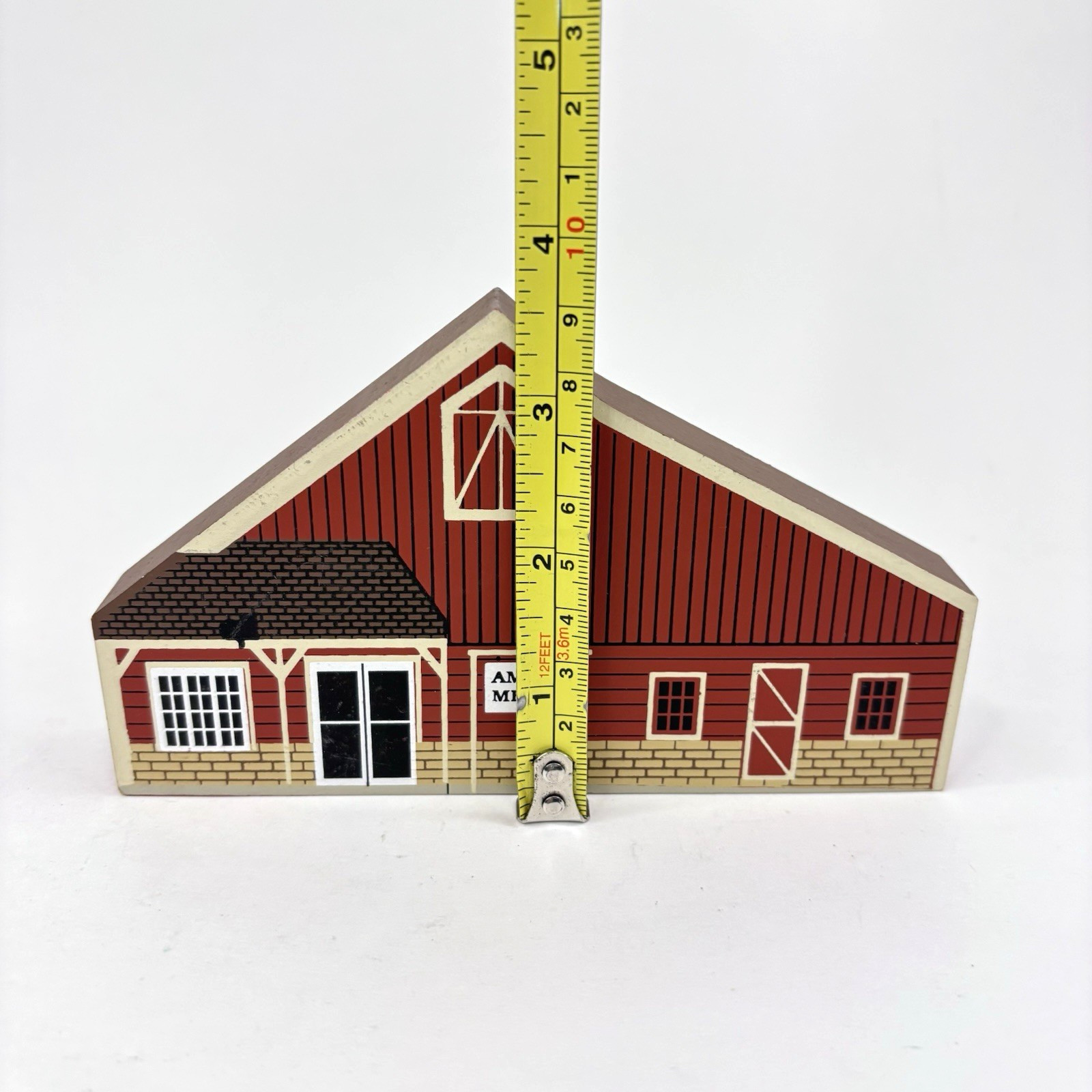1994 Cat’s Meow Shelf Sitter Amish Meats Factory Craftsmen Signed Faline USA