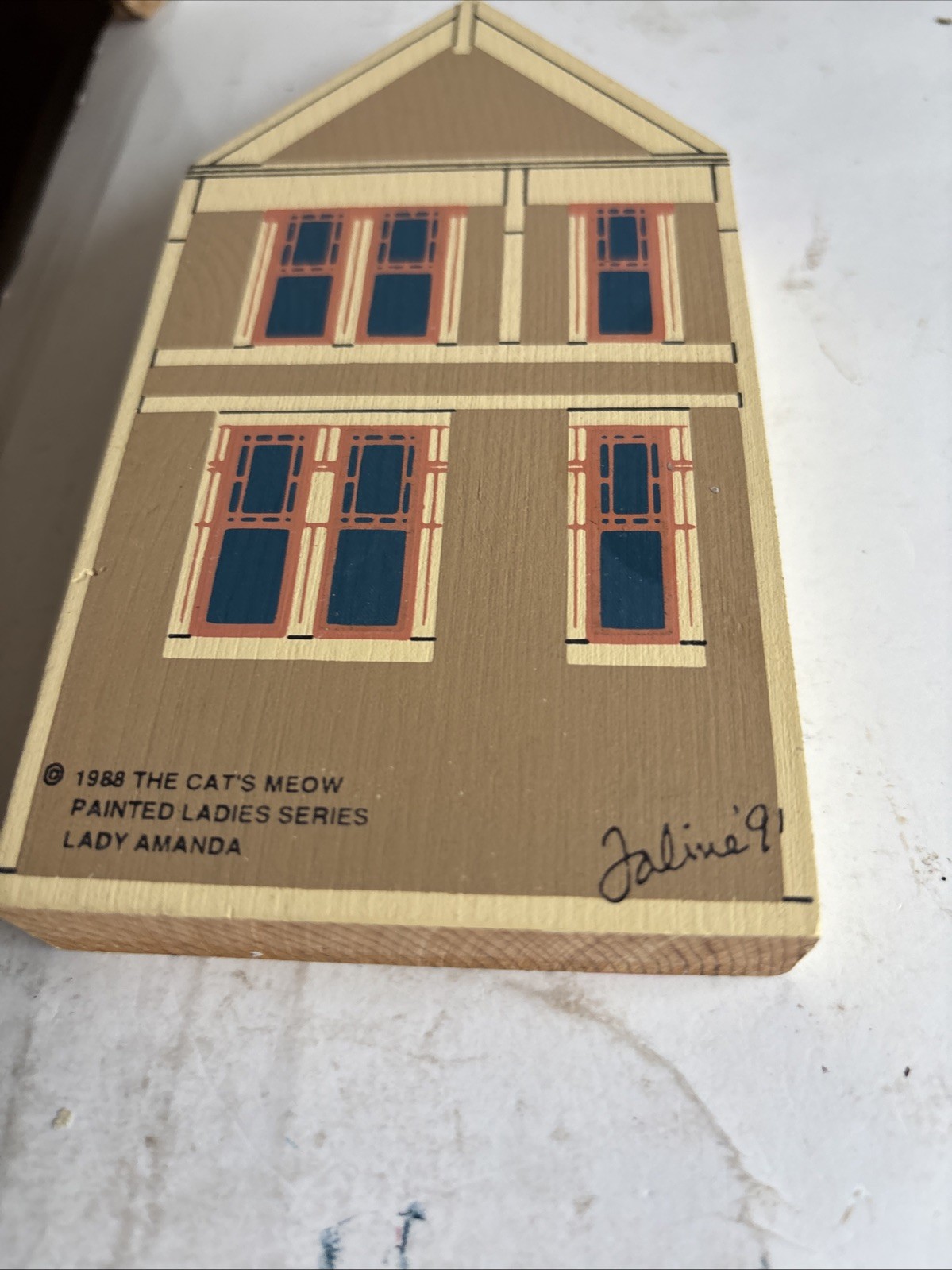 6 The Cat’s Meow Meow Call Box Street Lamps Poles Smaller Wood Shelf Sitters