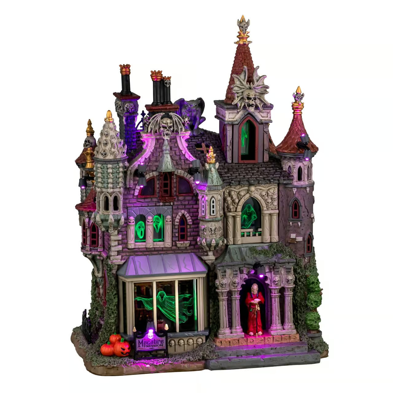2026 LEMAX SPOOKY TOWN Halloween Village – MACABRE MANSION Light Up
