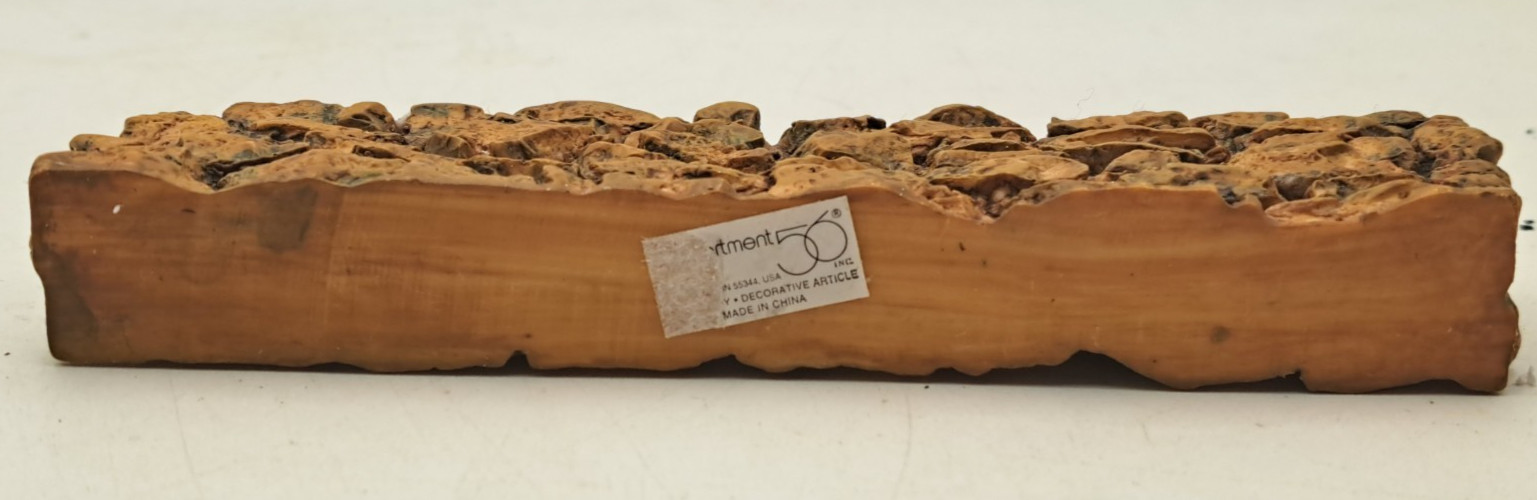 Department 56 Heritage Village Lot of 7 Stacked Stone Wood Pile & Other Items