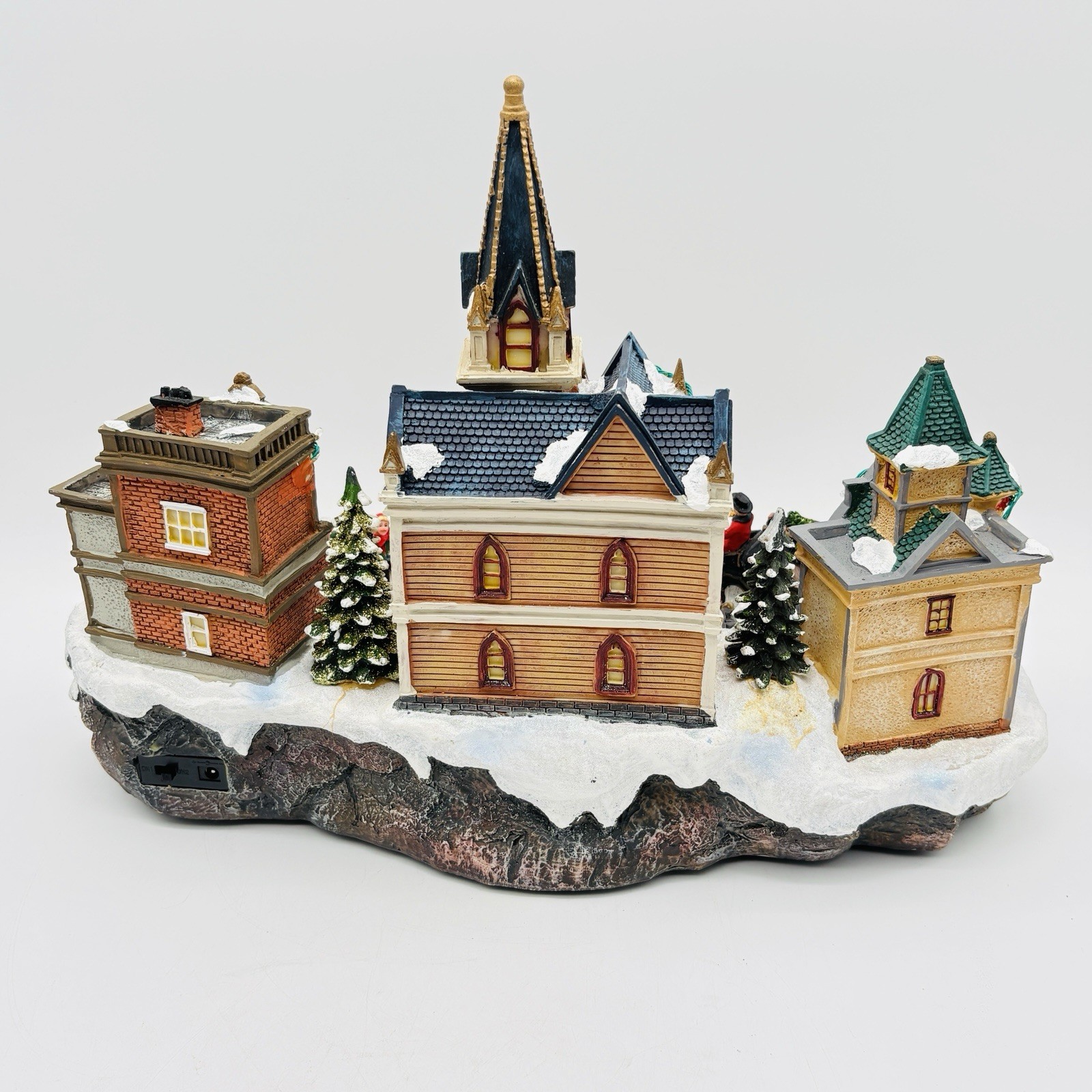 Holiday Living Animated Holiday Town Scene #157733 Light & Music Tested -No Cord