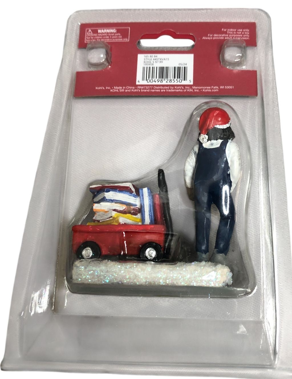 St Nicholas Square Book Wagon Village Accessory Figurine