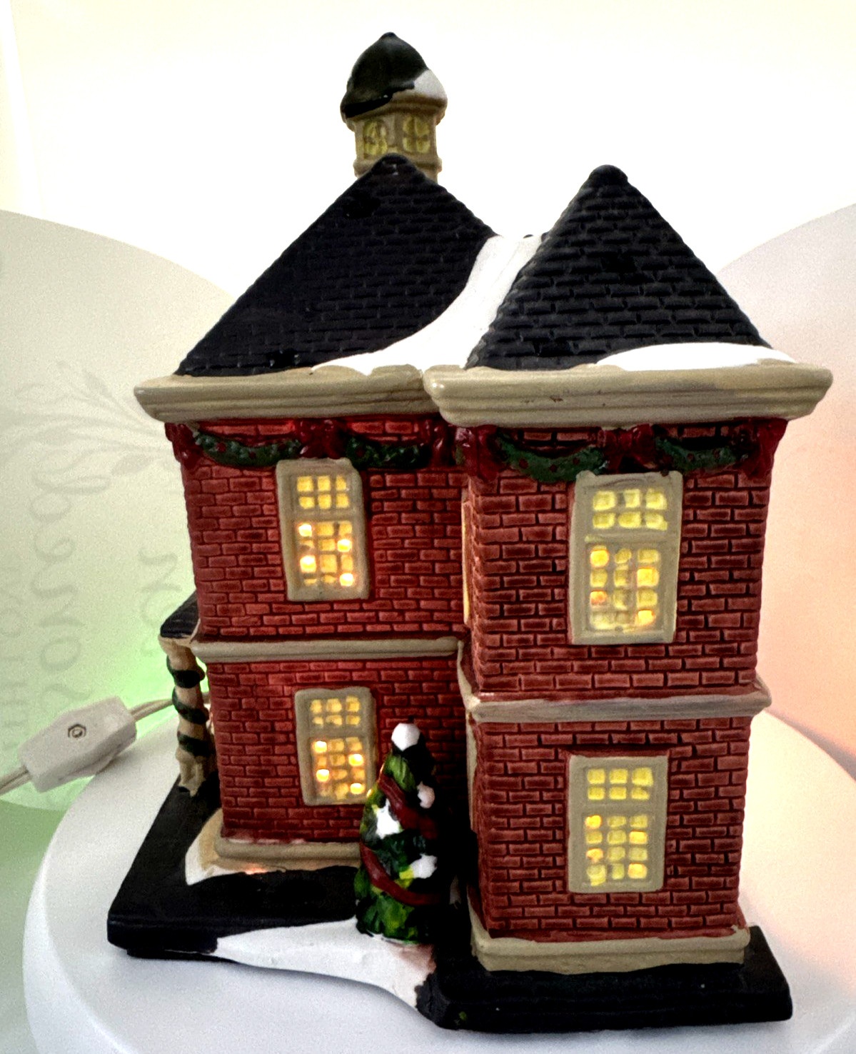 2007 Holiday Inspirations New Hope School Lighted Xmas w/ New Cord Light & Bulb