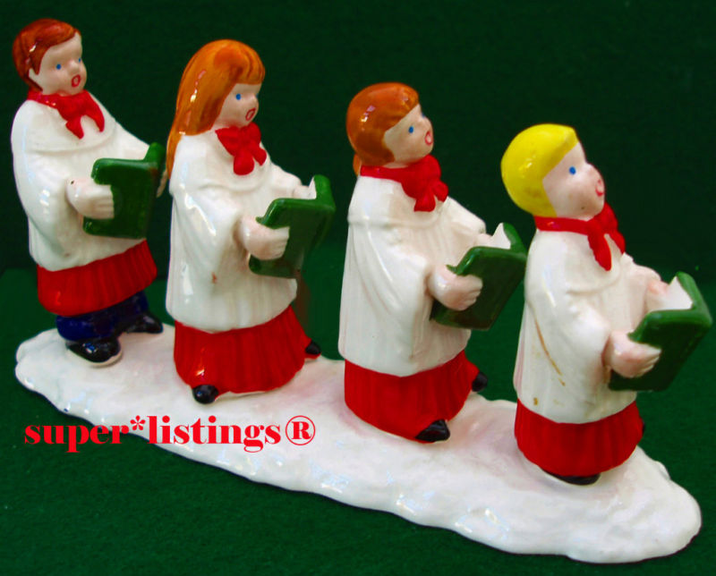 Dept. 56 Choir Kids Retired 1989-1992 Snow Village 51470 New in Box