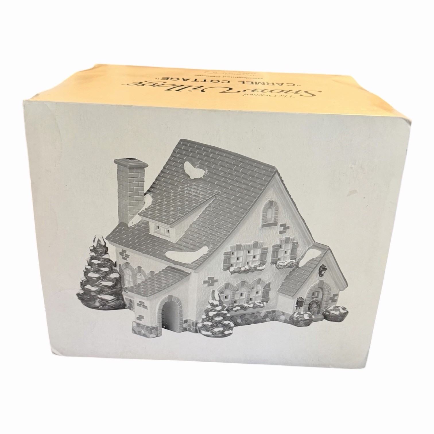 Vintage 1994 Dept 56 “CARMEL COTTAGE”Original Snow Village #54666 Handpainted