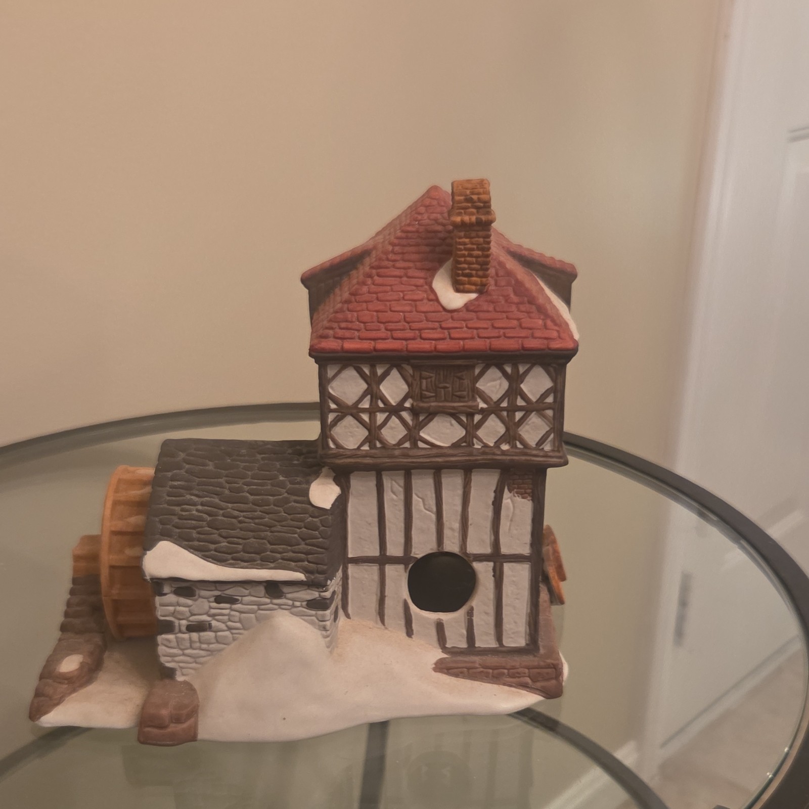 Blythe Pond Ceramic Christmas Village House Hand Painted Multicolor Seasonal