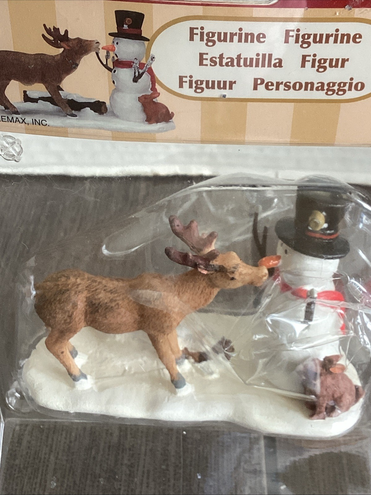 LEMAX FIGURINE LOT OF 12 VINTAGE NEW IN PACKAGE NOS 1999-2022 VILLAGE CHRISTMAS