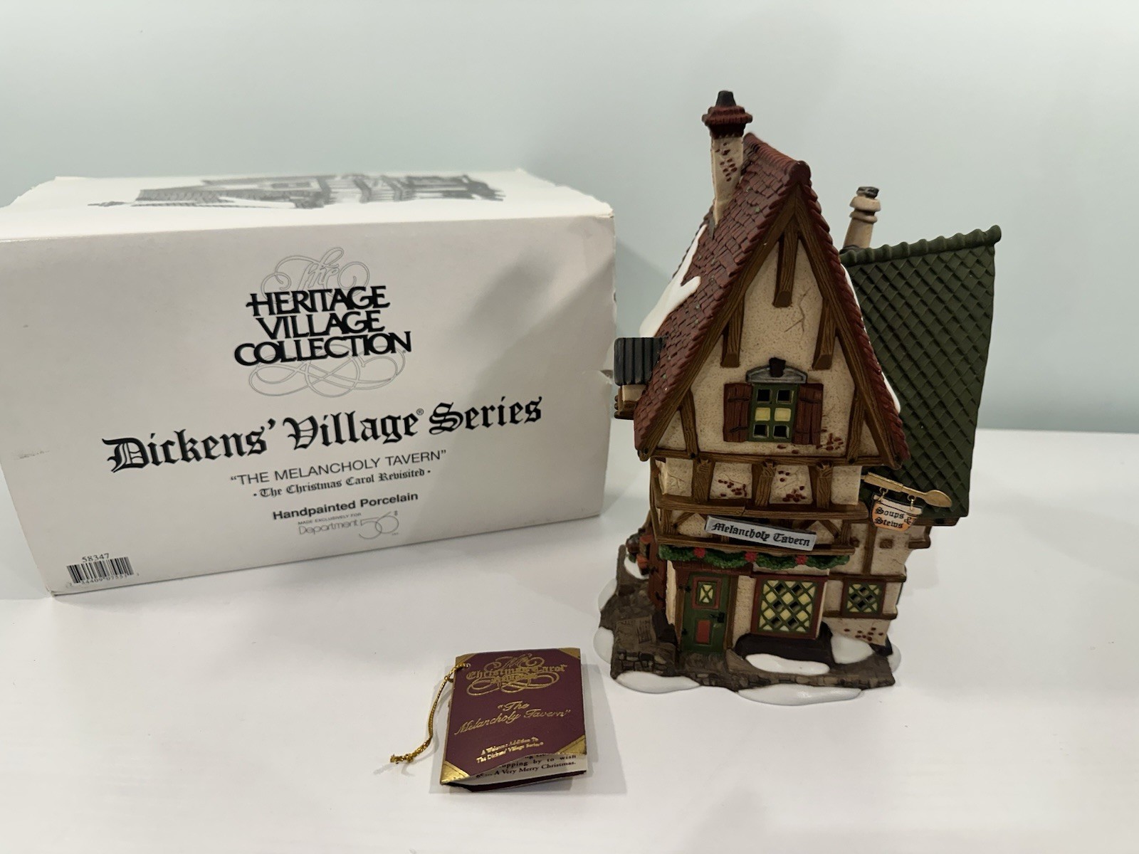 Department 56 Dickens’ Village – The Melancholy Tavern Christmas Carol 58347
