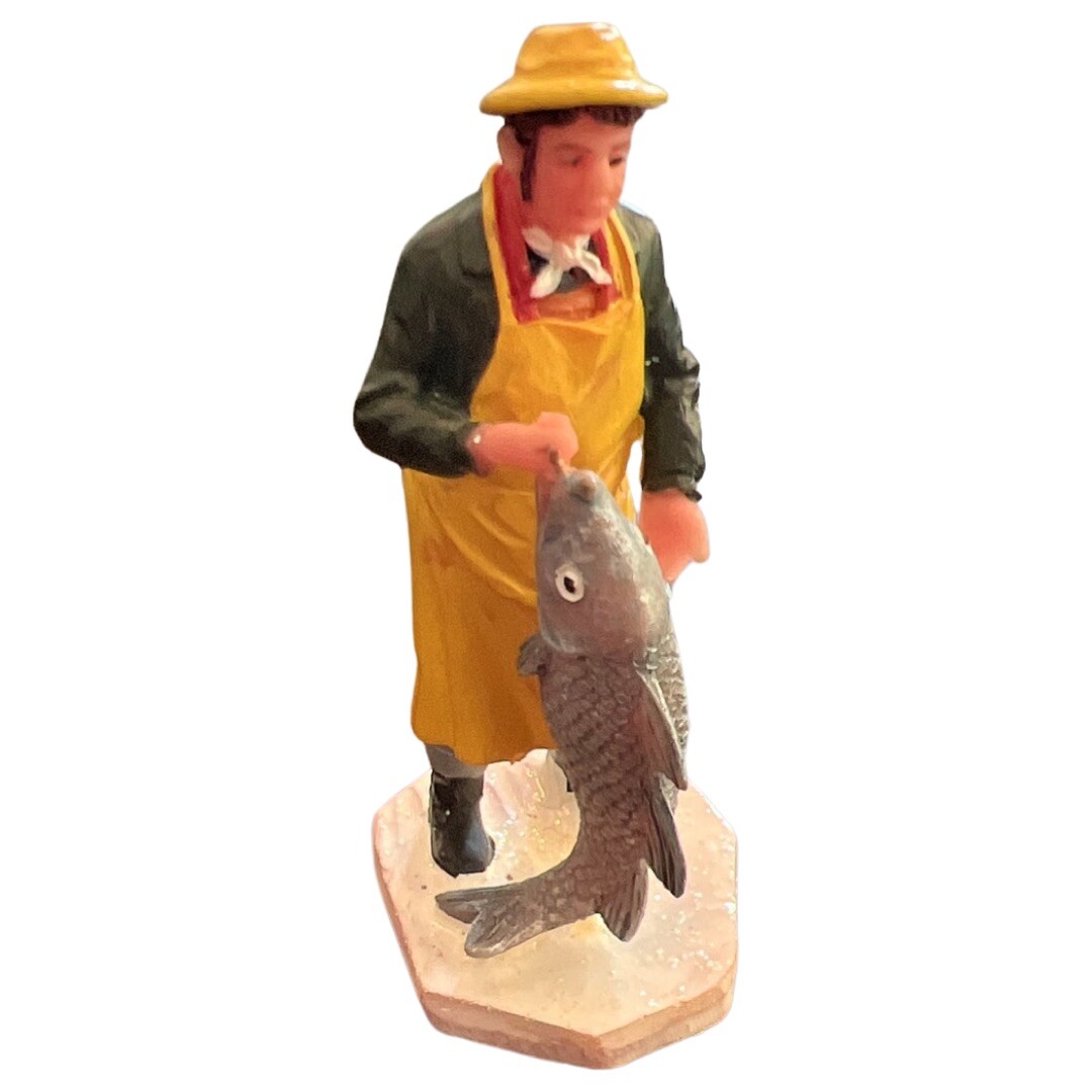 Lemax 2001 Fisherman Village Collection SKU# 12488A Rare Detail Retired Figurine