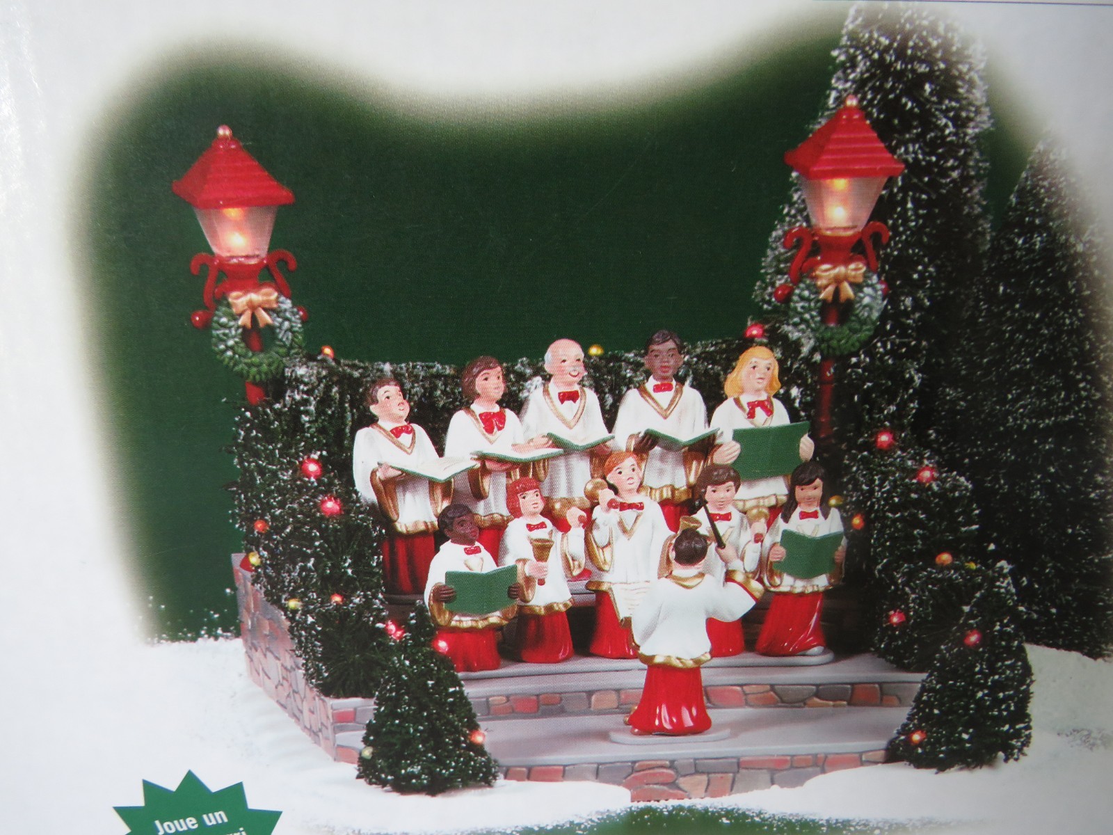 Replacement DEPT 56 Village Holiday Singers 52505 Retd Display FOR PARTS