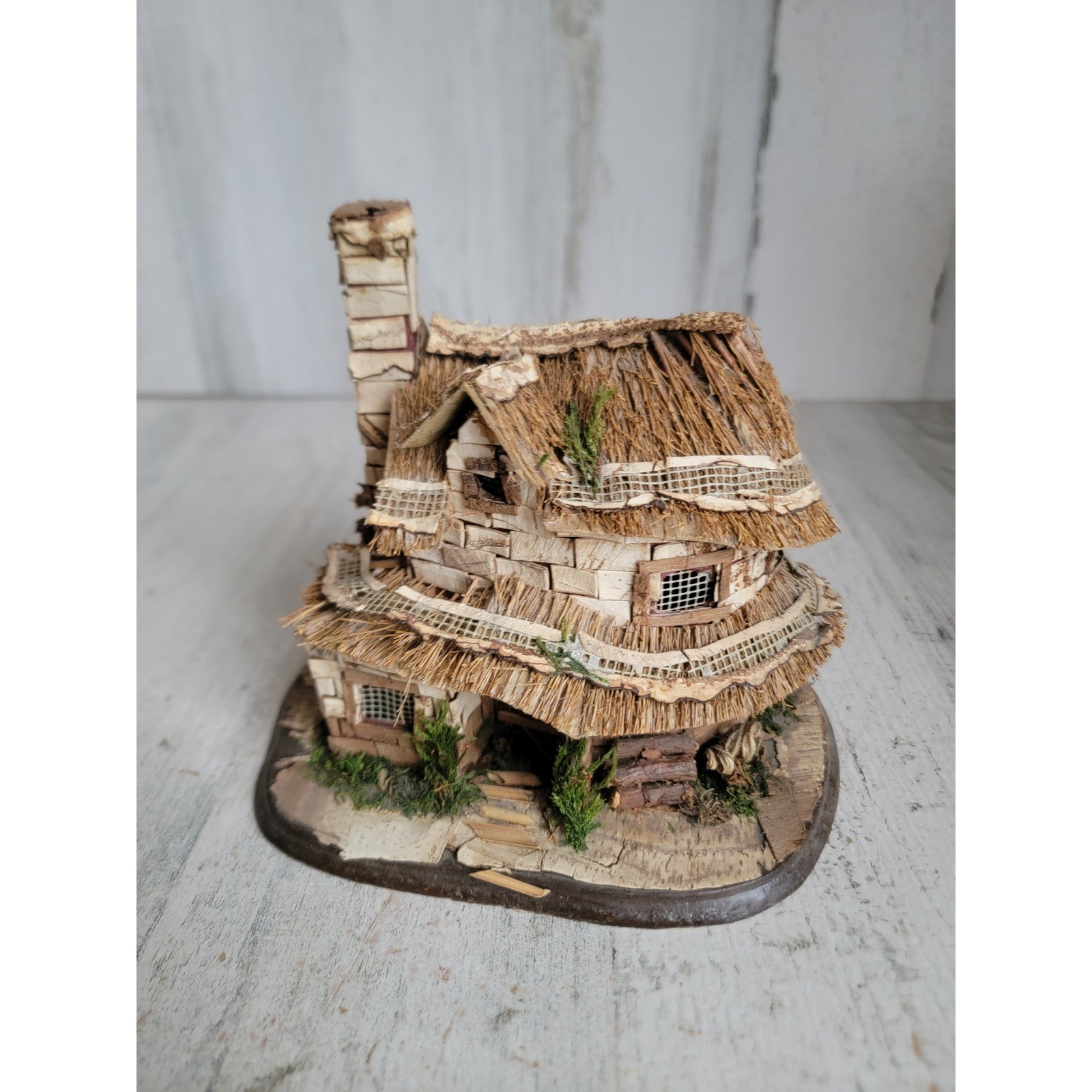 Unique AS IS cottage core house vintage style unique Xmas home village