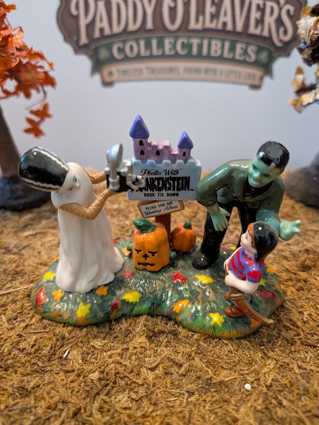 Dept 56 Halloween – Photos With Frankenstein, {Universal Monsters}