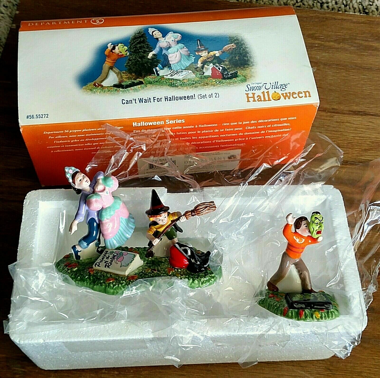 Can’t Wait For Halloween! #55272 Snow Village Dept 56 -BUYER GUARANTEE