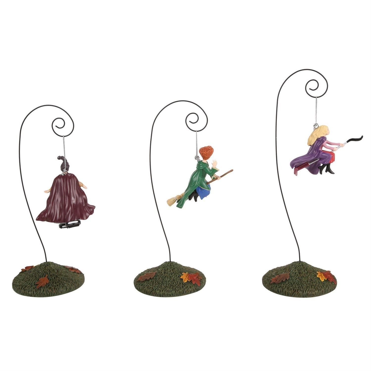 Dept 56 ON MODERN BROOMS SET OF 3 Disney Hocus Pocus 6018471 BRAND NEW 2026