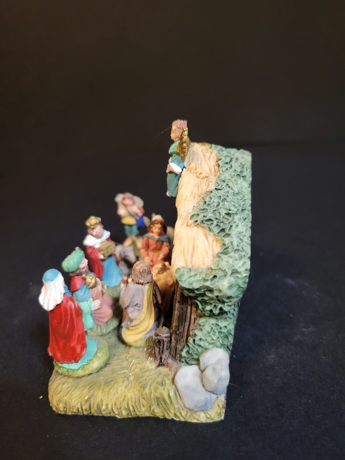 Holiday Time Santas Workbench Christmas Village Nativity Scene DAMAGED