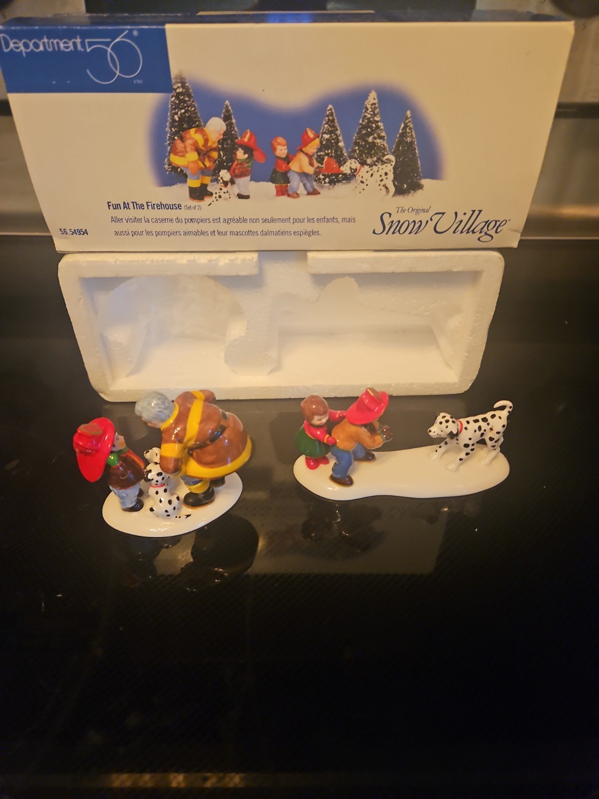 Department 56 Snow Village- Fun at the Firehouse #54954