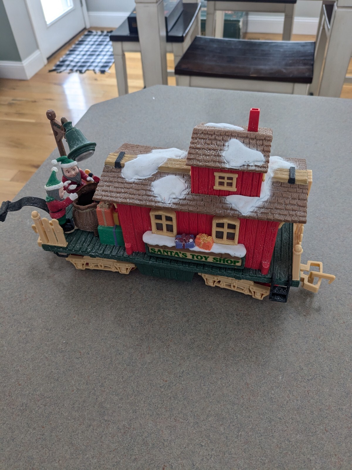 New Bright Holiday Express #384 Santa’s Toy Shop Christmas Train Car 🚂🎄