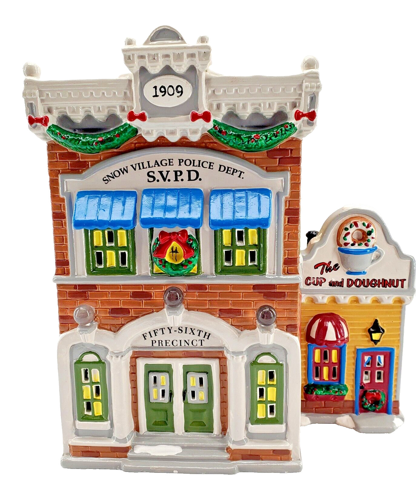 Dept 56 Village Police Station #54853 Snow Village Light and Box