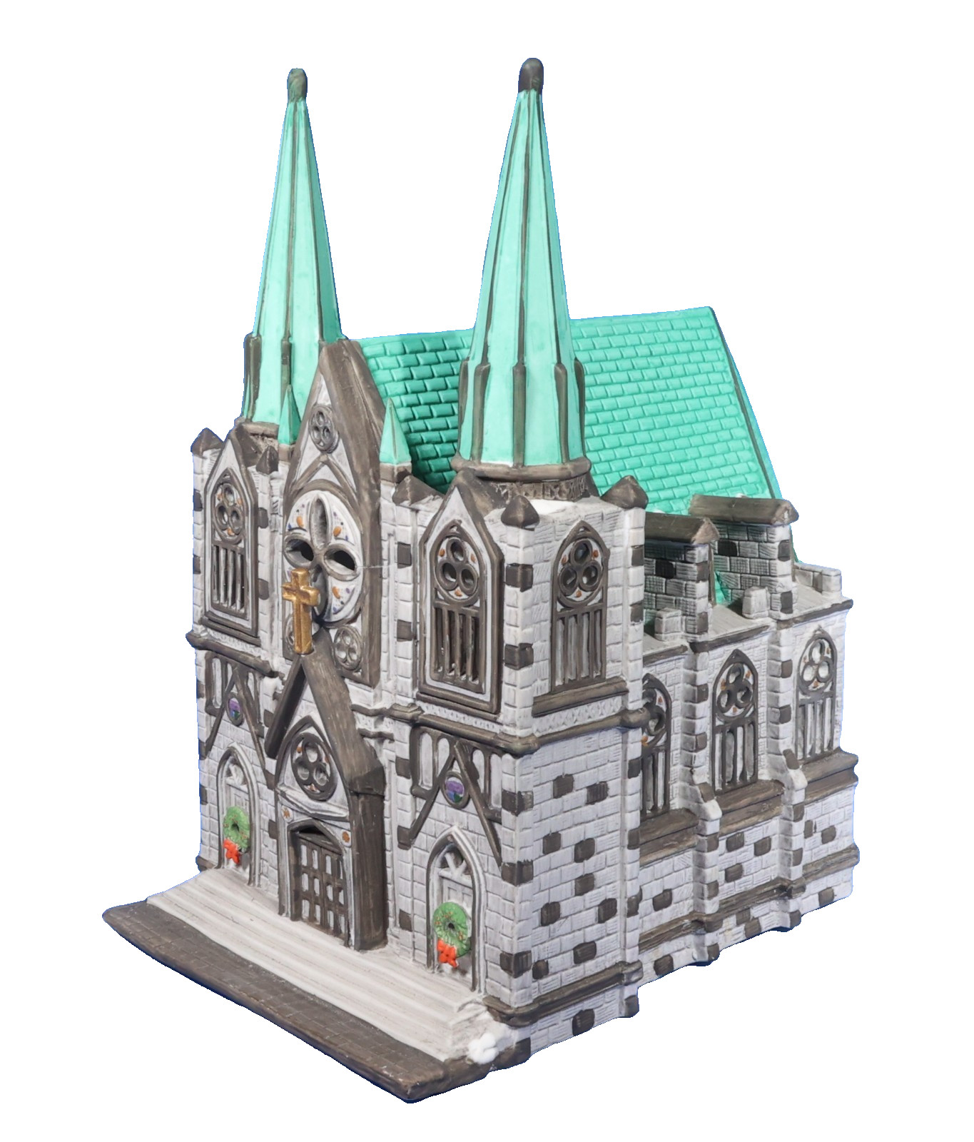 Department 56 Christmas in The City Twin Spire Lighted Cathedral from 1987