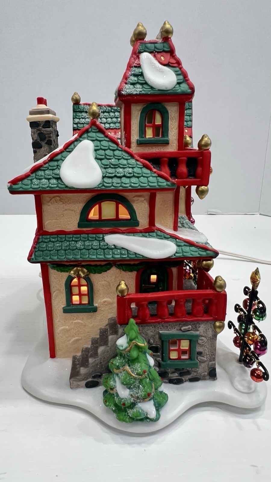 Dept 56 North Pole Series “Glass Ornament Works” 56396 Retired 1997 Excellent !