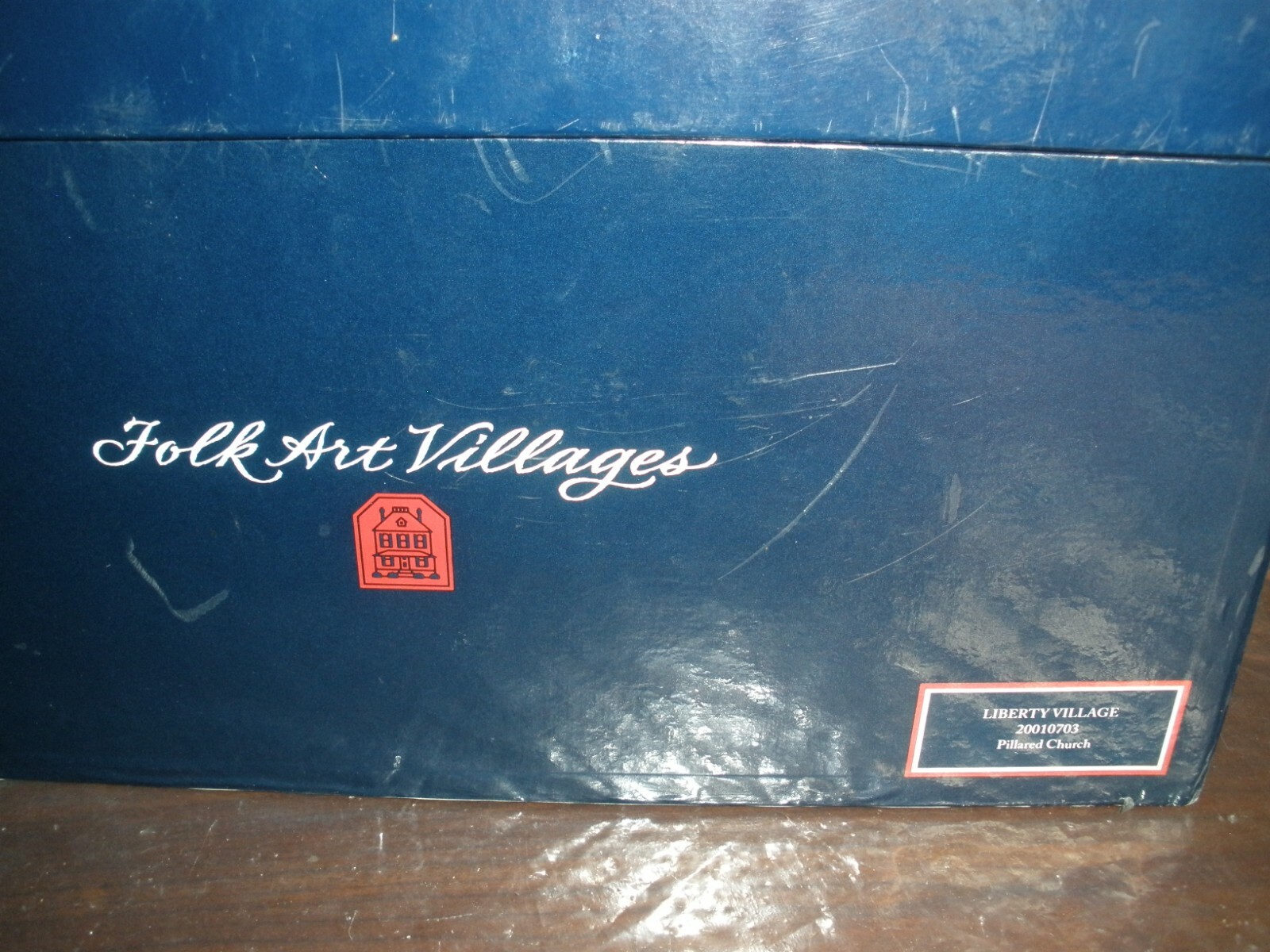 LANG & WISE LIBERTY VILLAGE FOLK ART VILLAGE PILLARED CHURCH 1997 #20010703