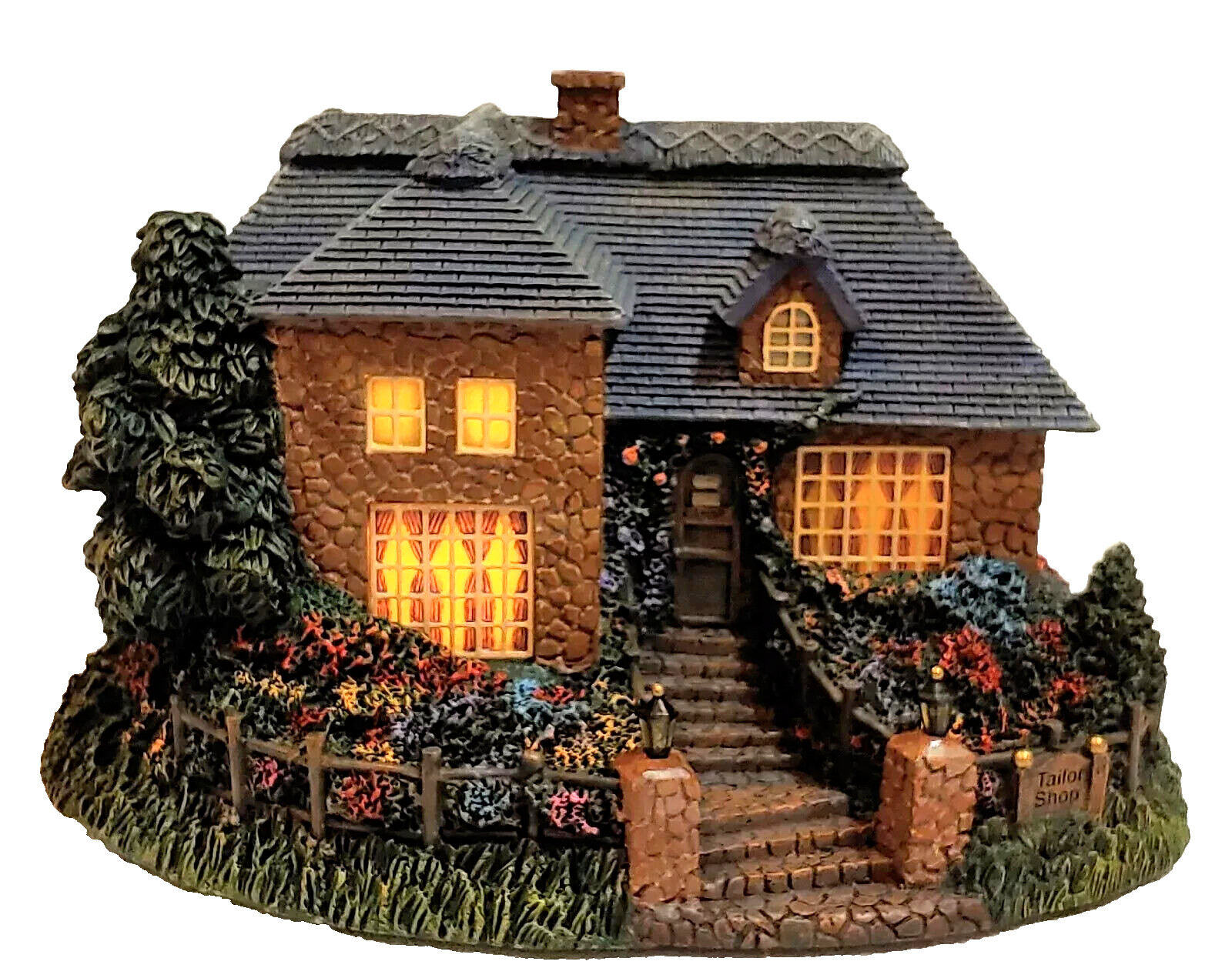 NEW Thomas Kinkade Hawthorne Lamplight Village TAILOR SHOP 79569 COA SEALED BOX
