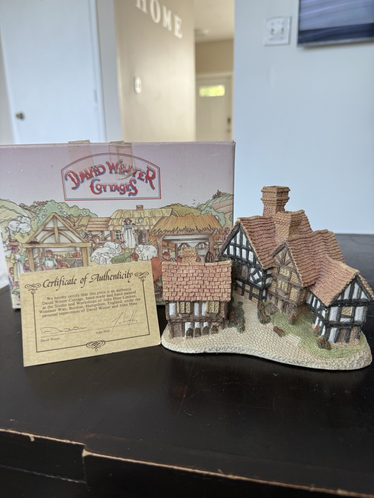 David Winter Cottages Stratford House w/ Original Box and COA
