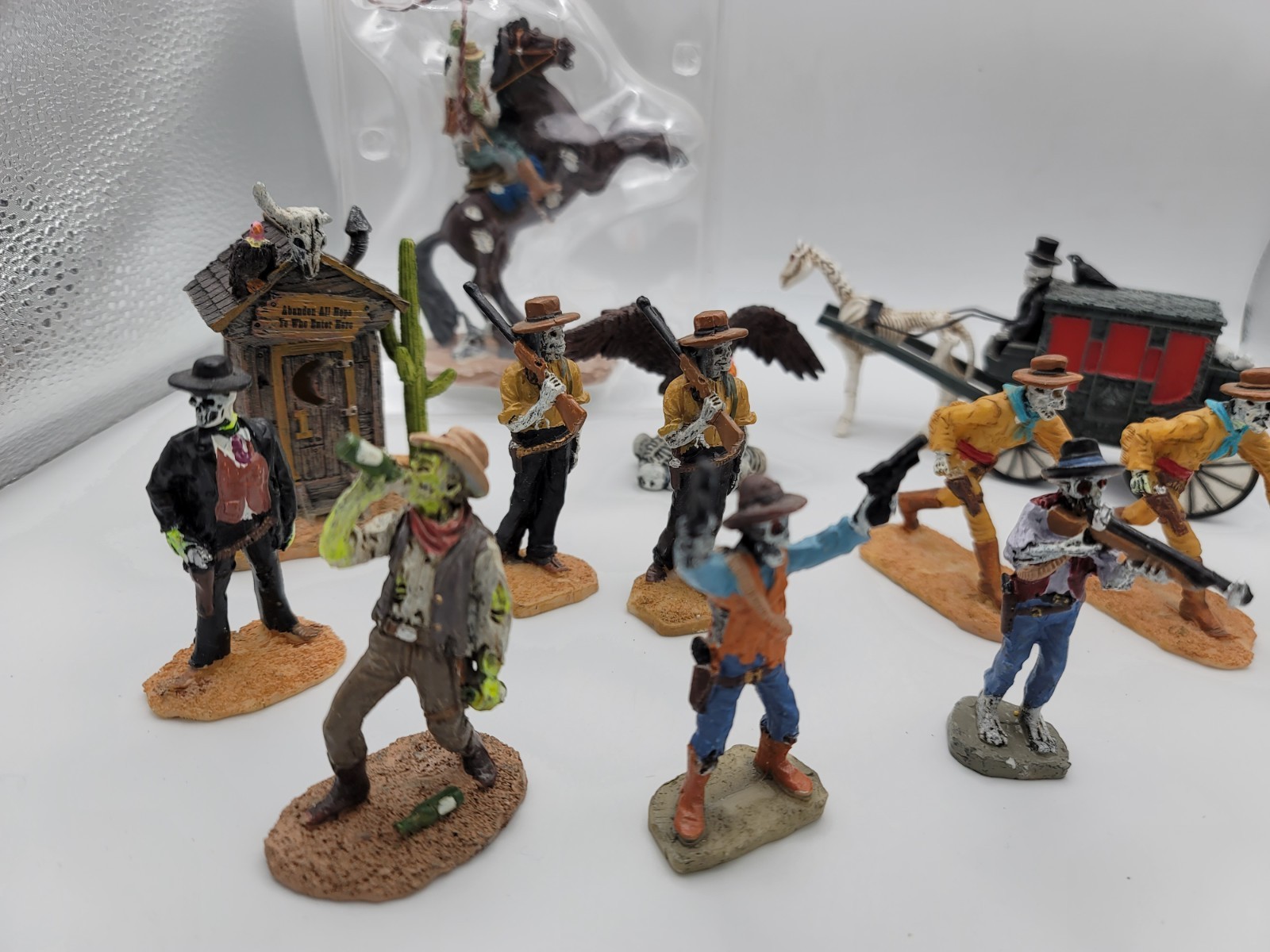 NEW Lemax Spooky Town “Ready For Action” Wild West Halloween 12 Figures