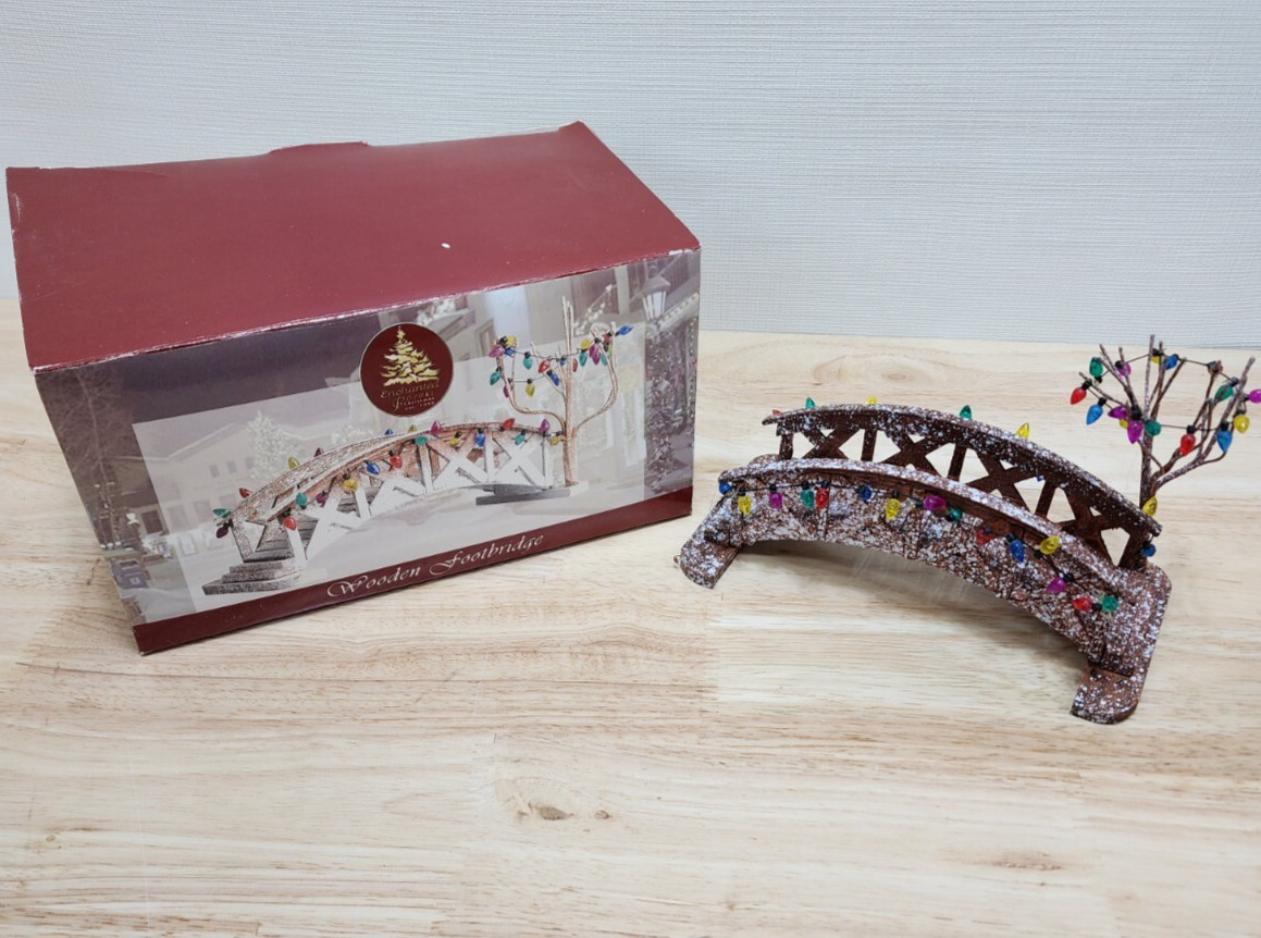 Lemax Village Collection Enchanted Forest Wooden Footbridge 2004