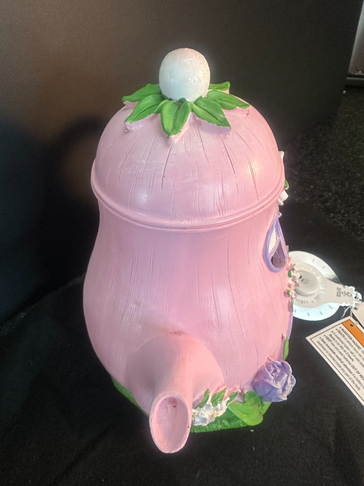 SPRING GATHERINGS LED Light Up Teapot House Easter Decor 10″H (NEW WITH TAG)