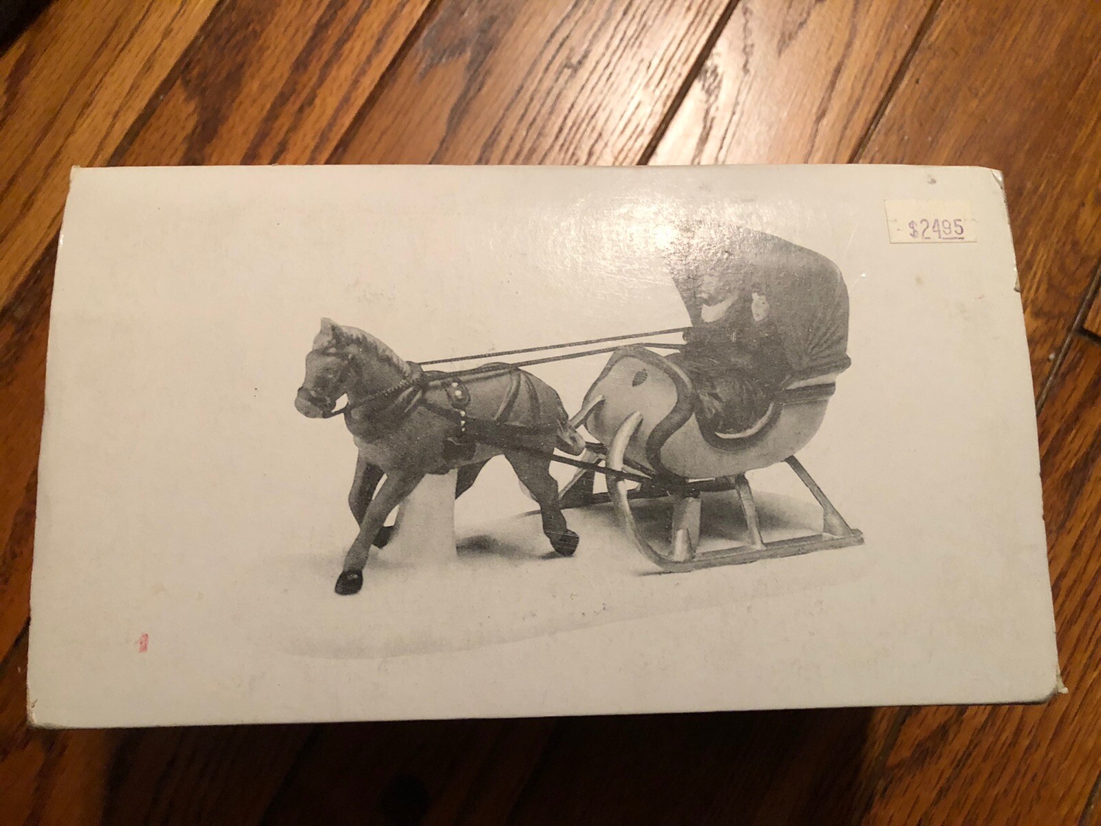 Dept 56 One Horse Open Sleigh Heritage Village Collection 1989 5982-0 NIB