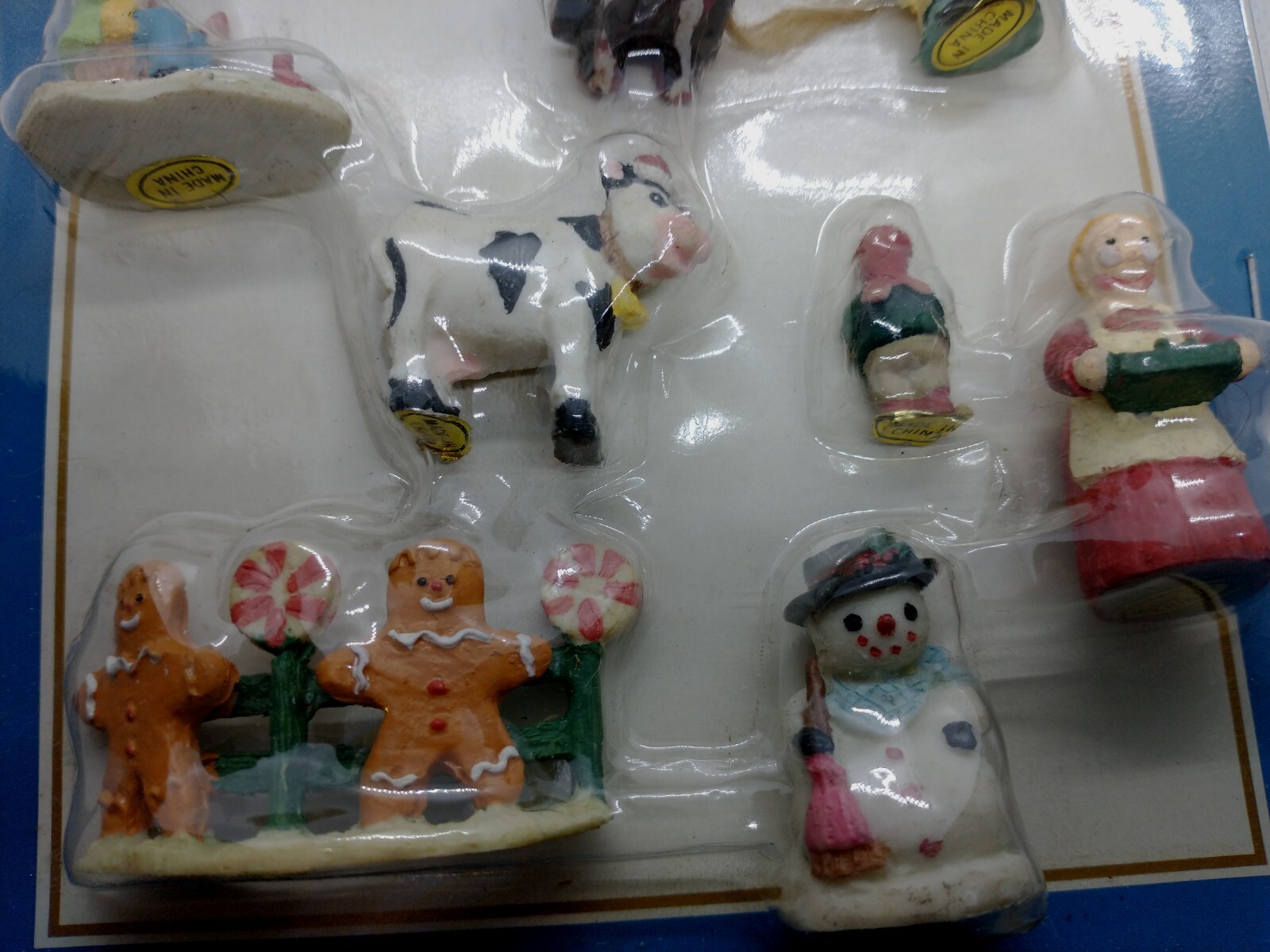 Dickens Collectables Sugar Creek County Mini Village Resin Accessories 1995