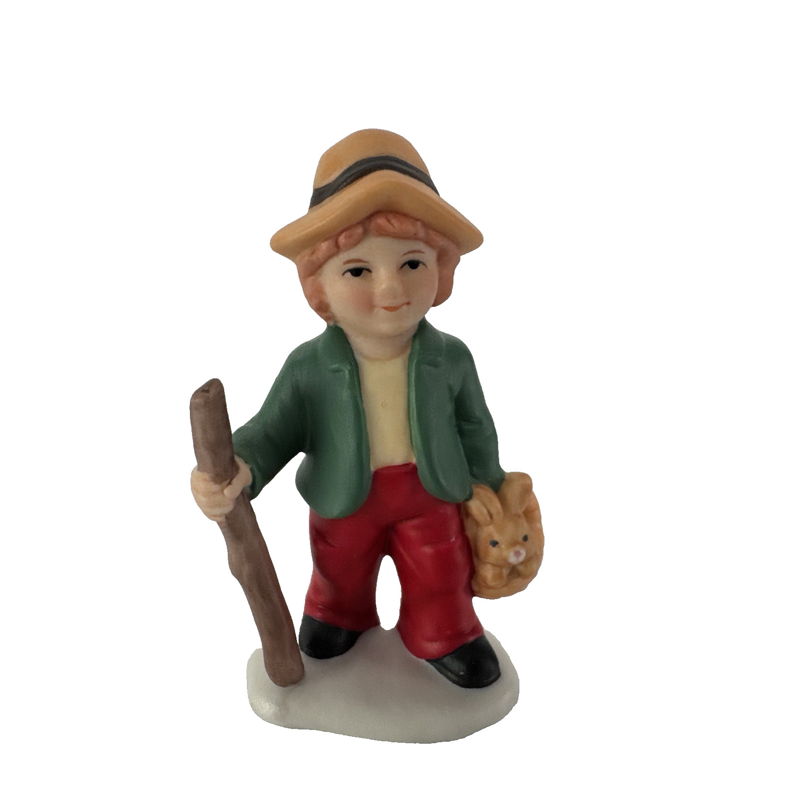 Lefton Colonial Village Boy with Walking Stick #10836