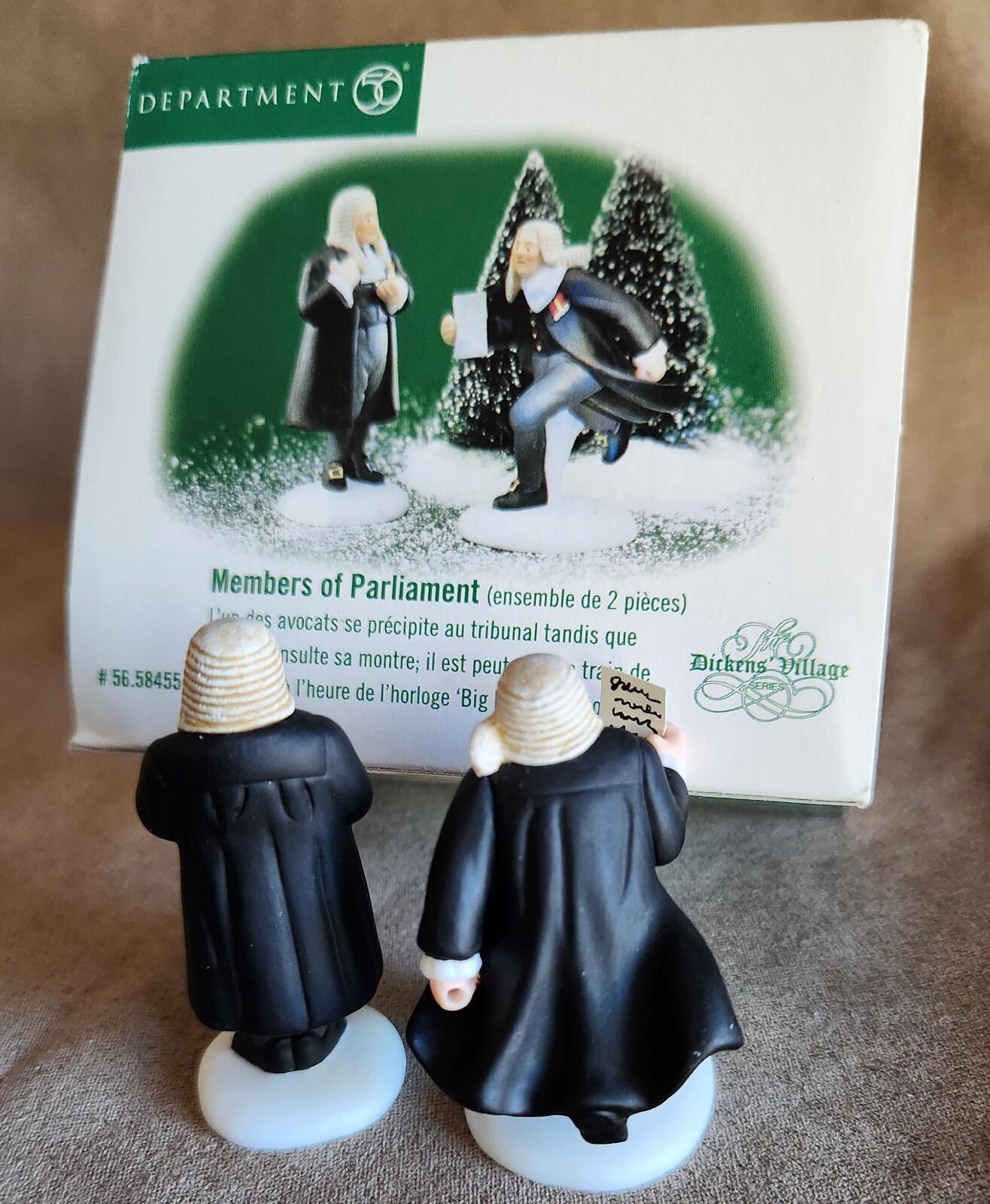 Members Of Parliament #58455 Department 56 Dickens Village -BUYER GUARANTEE