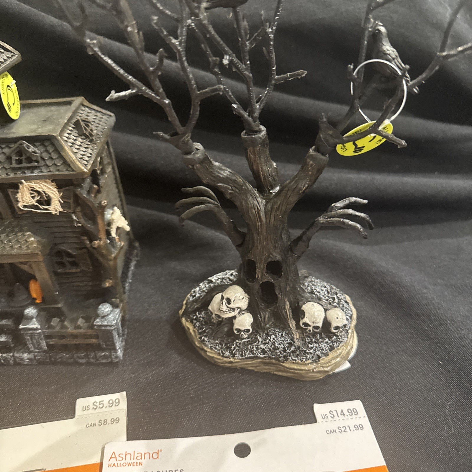Michaels Ashland Tiny Treasures Halloween Miniature Village Accessory Lot 9pc