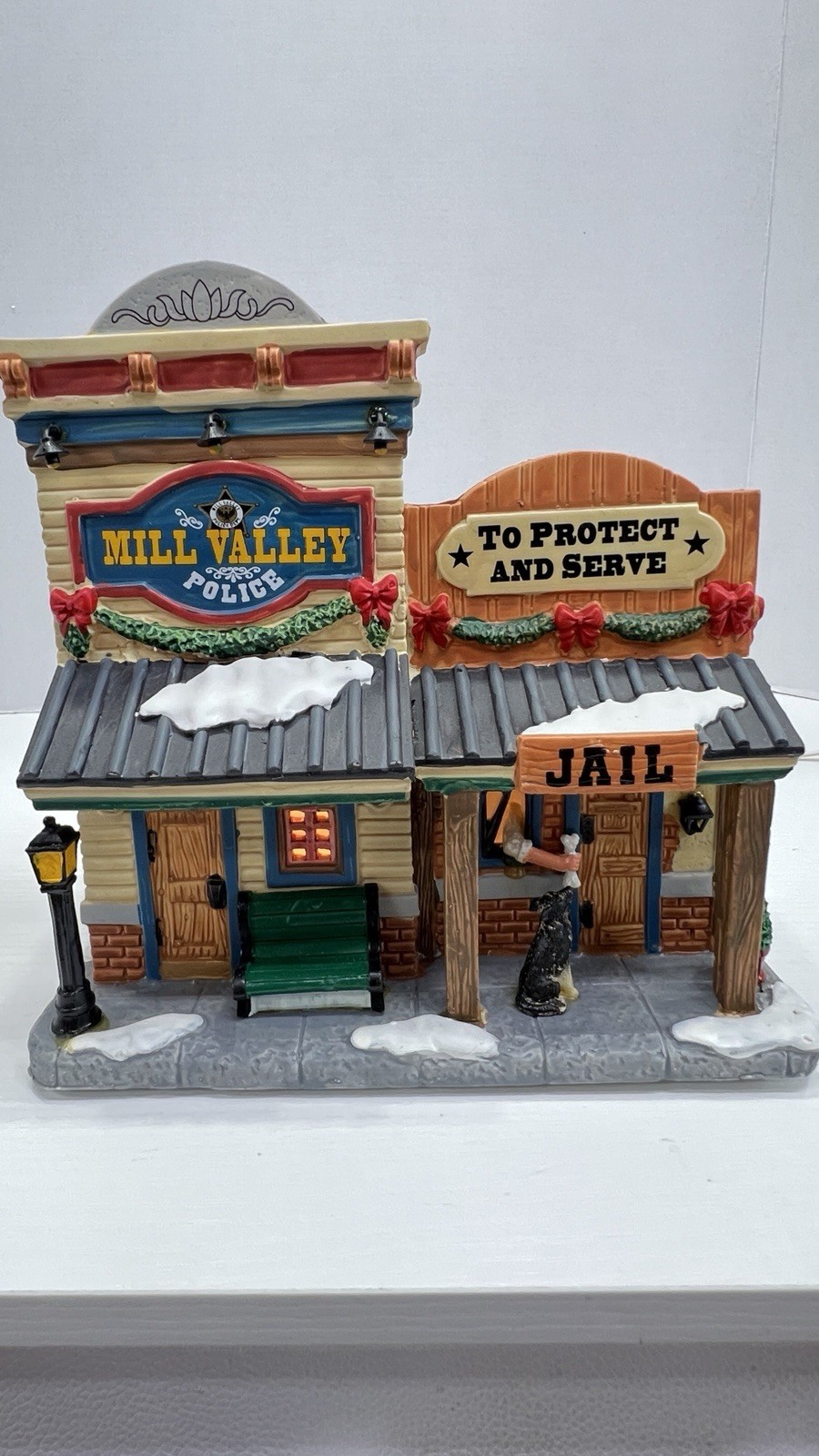 Lemax Holidays & Seasons “ Mill Valley Police Station” Extremely RARE Brand NEW
