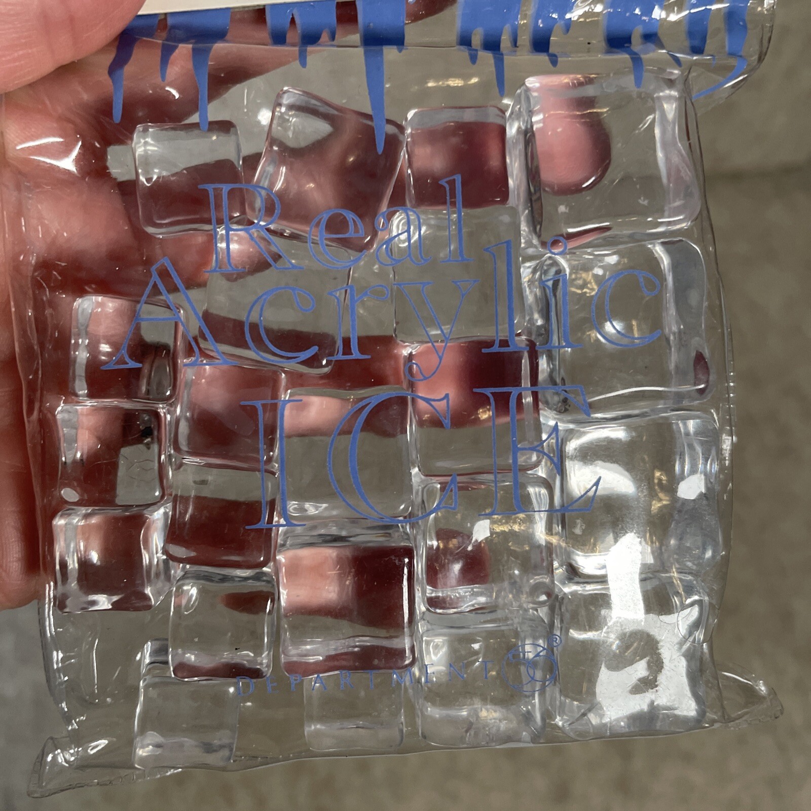 Dept 56 General Village Accessory “Real Acrylic Ice” #53141 Set Of 22 NEW