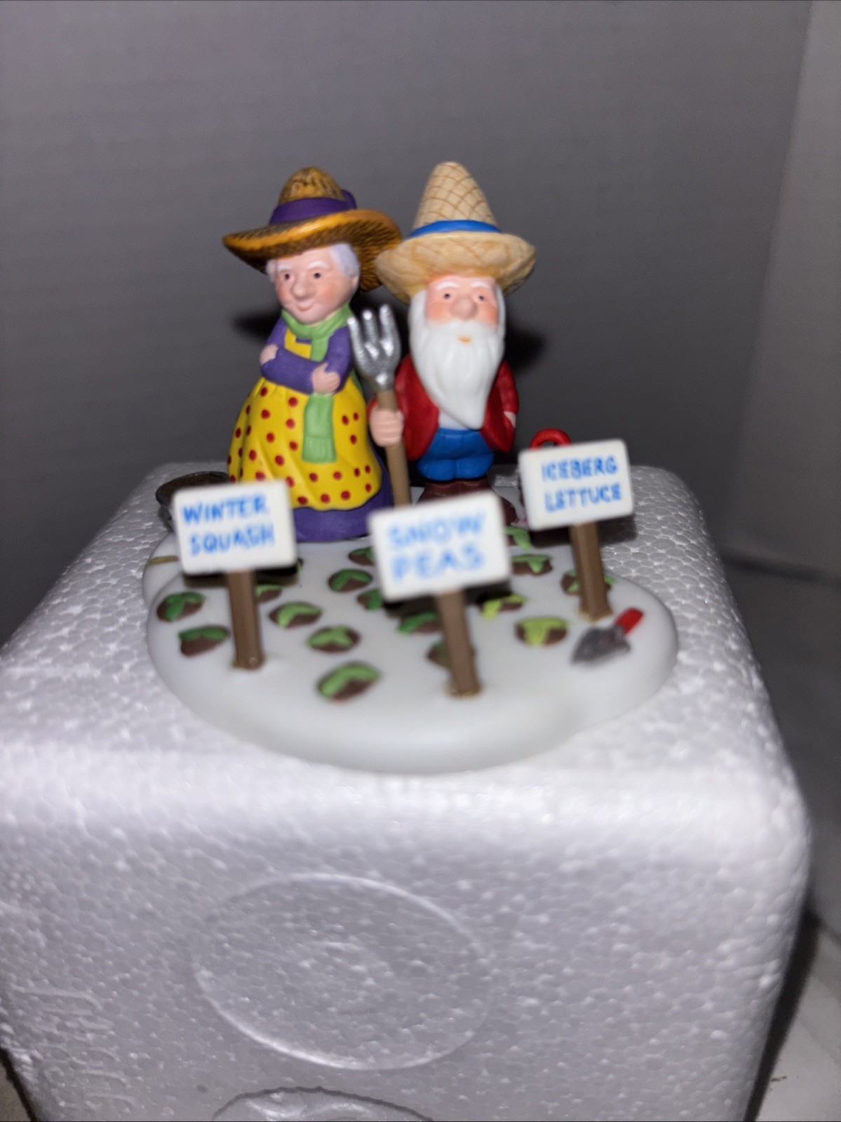 Dept 56 North Pole Series Frozen Veggies #56840 Old Store Stock w/ Box