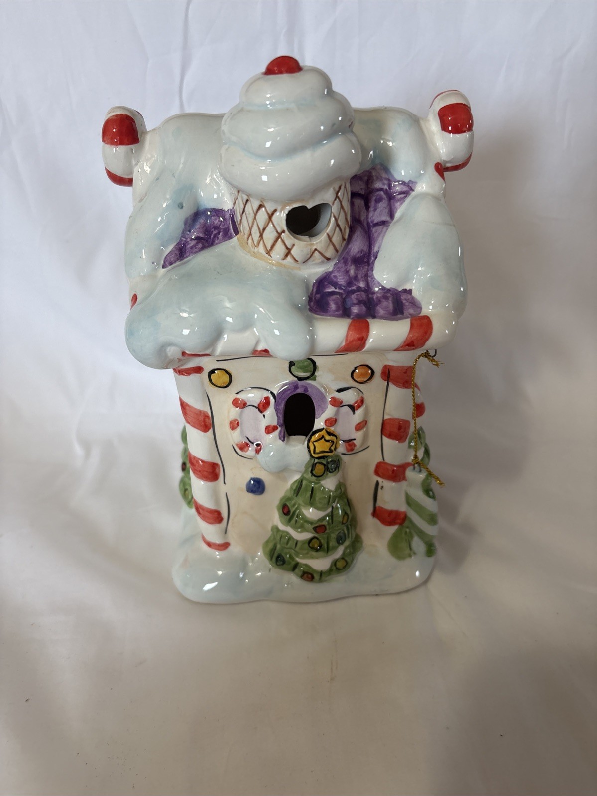 Elements Christmas Village Candy Store Ceramic No Lights