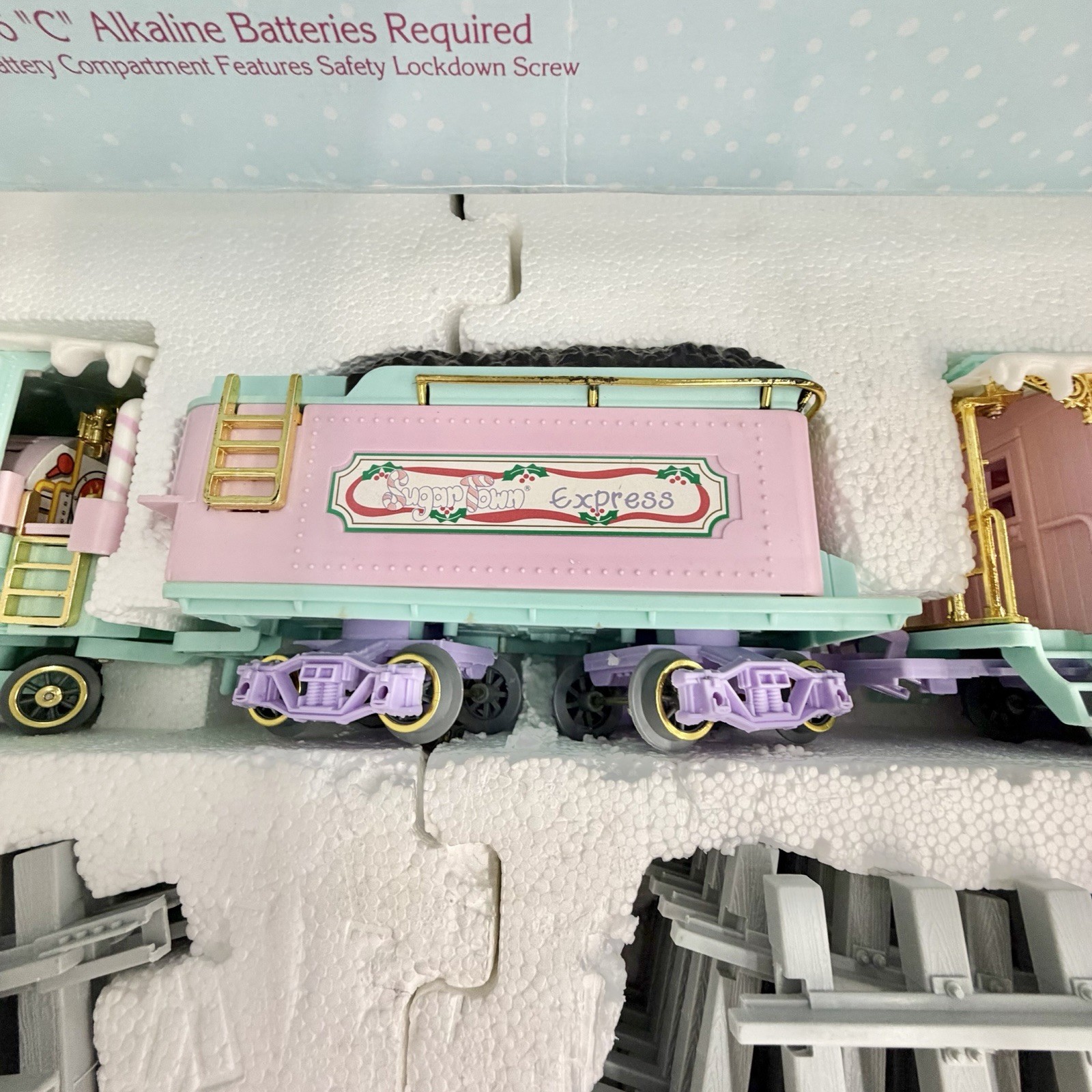 Enesco Sugar Town Express Holiday Train Set Limited Edition Christmas