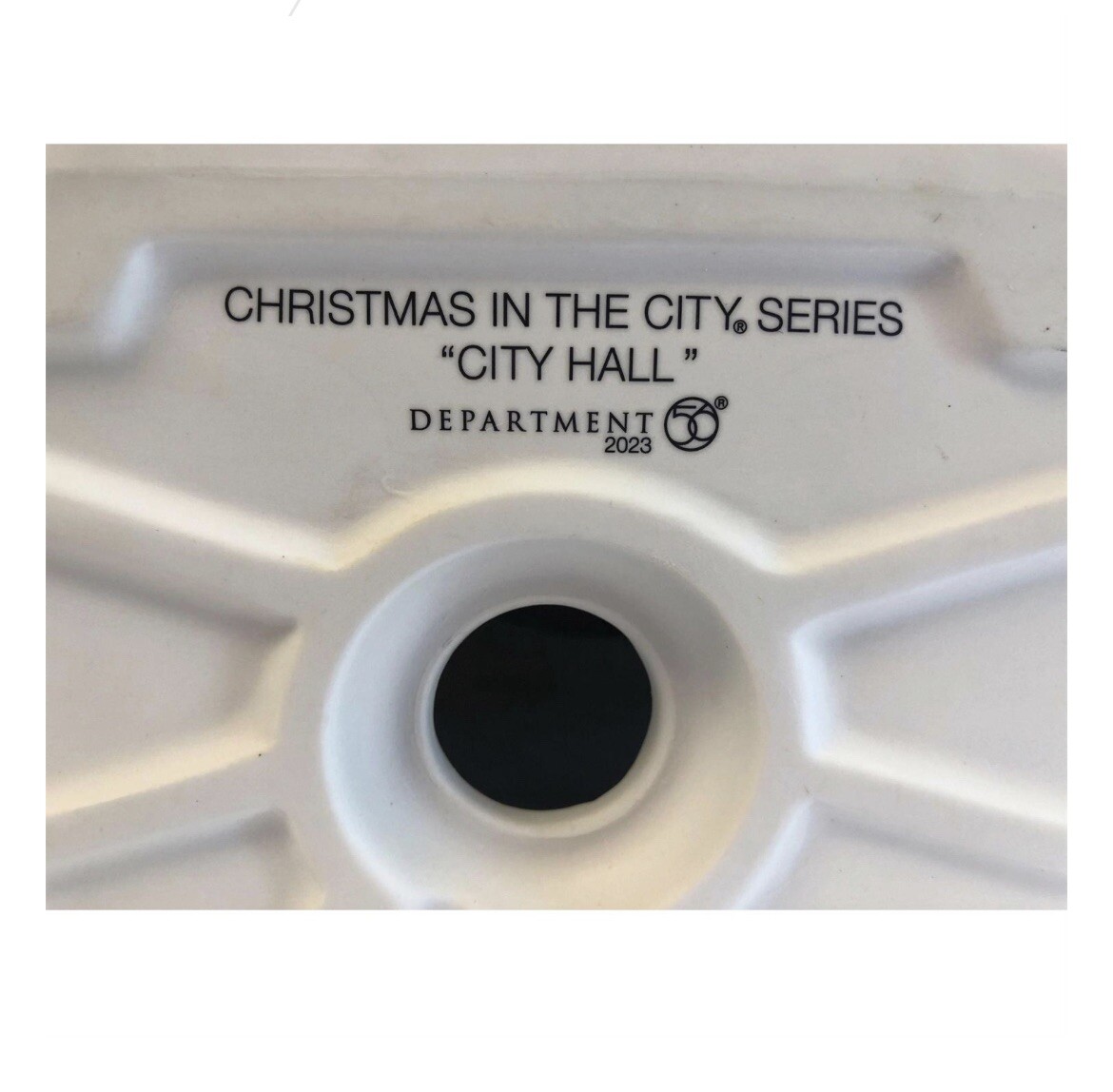 City Hall Christmas In City Village Brand New