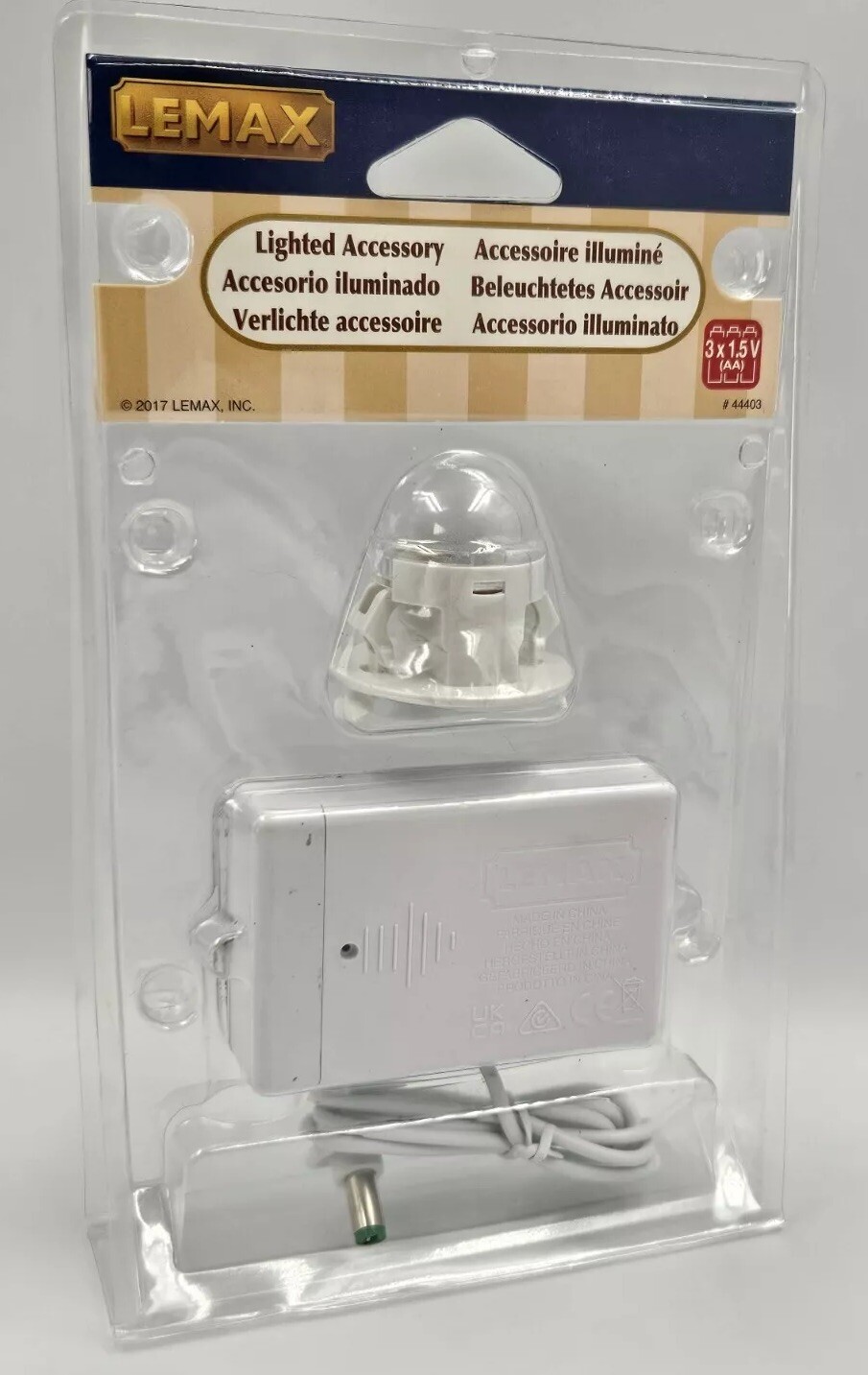 Brand New Lemax Holiday Village LED MOONLANDER Light Accessory Battery Operated