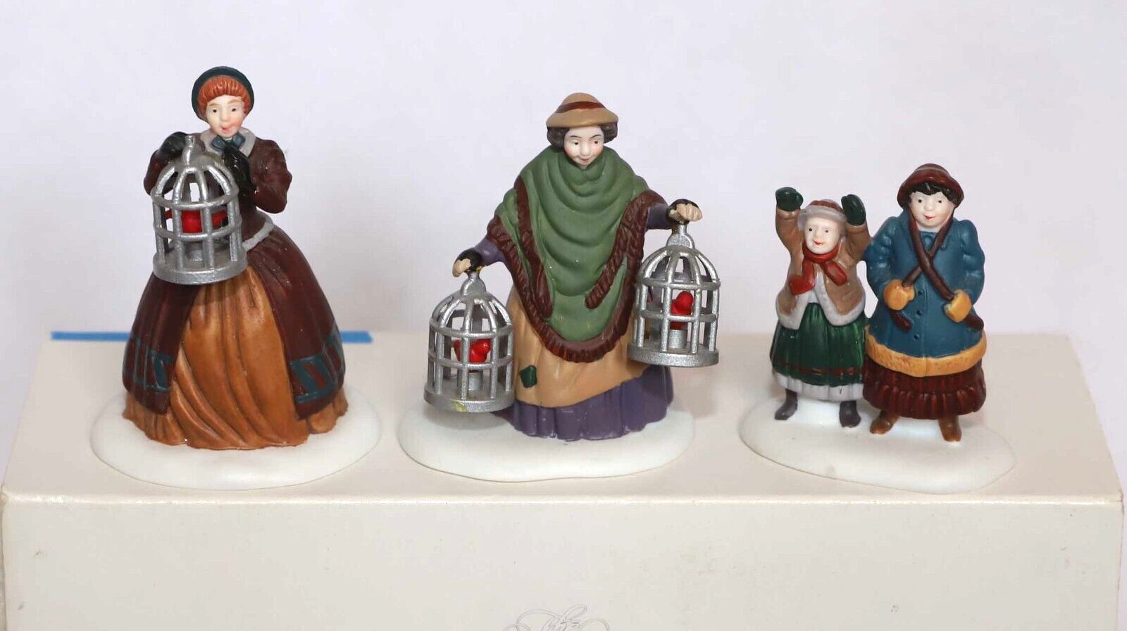 DEPT 56 THE BIRD SELLER 5803-3 HERITAGE SNOW VILLAGE