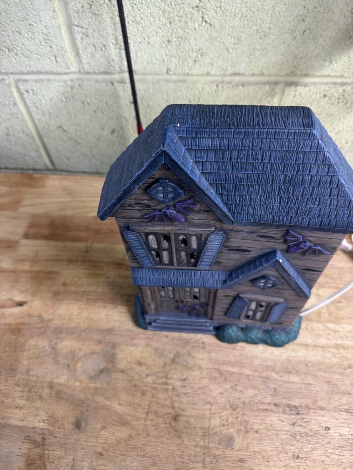 Vintage Ceramic “Haunted House” With Light