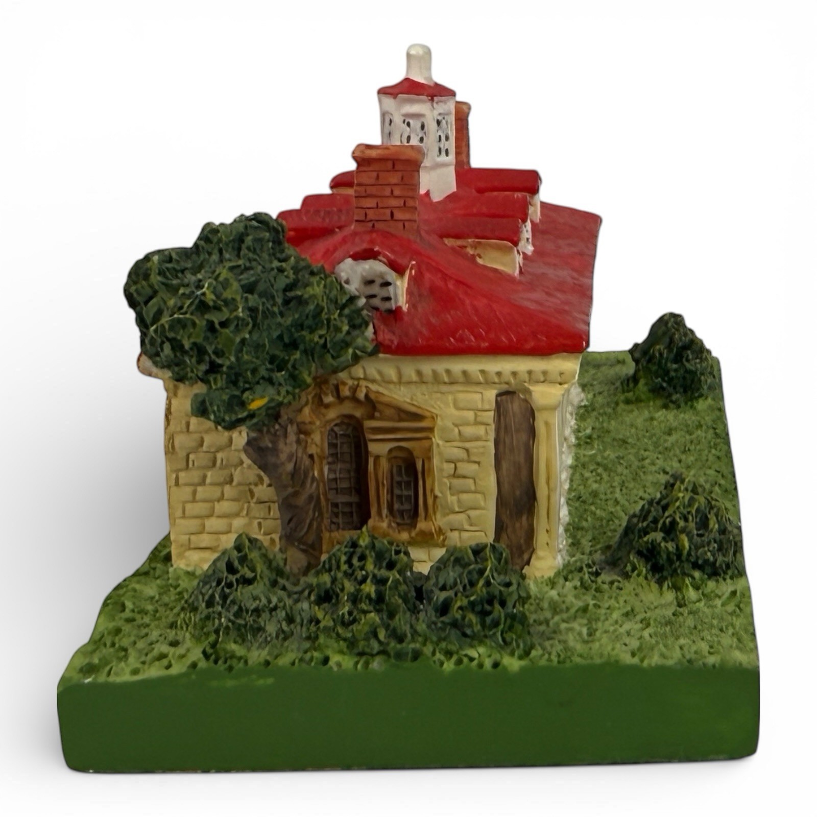 Mount Vernon Mini Replica Collectible Resin House Model George Washington 2×3.7″