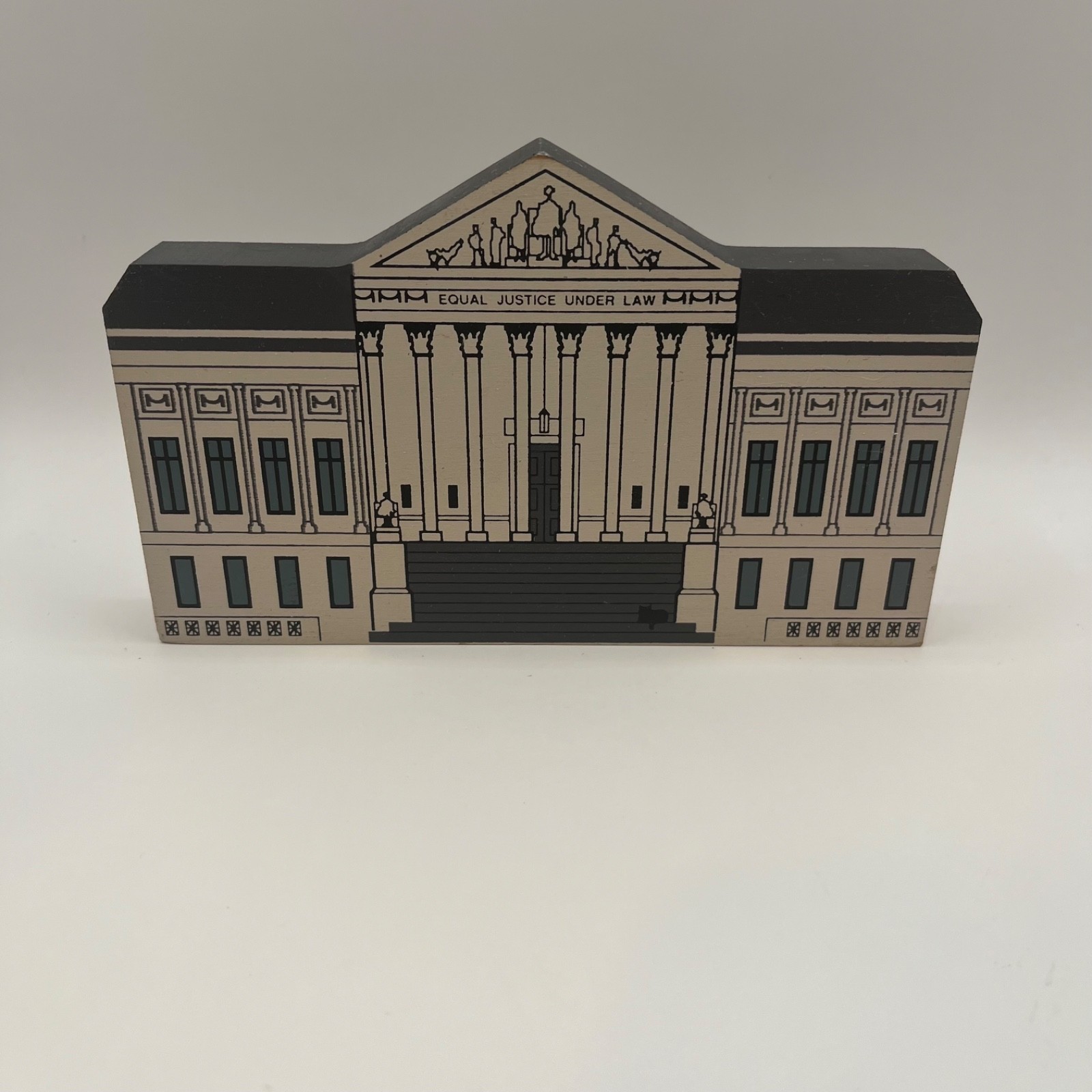 Vintage Cat’s Meow Wood 1991 Washington DC Series US Supreme Court