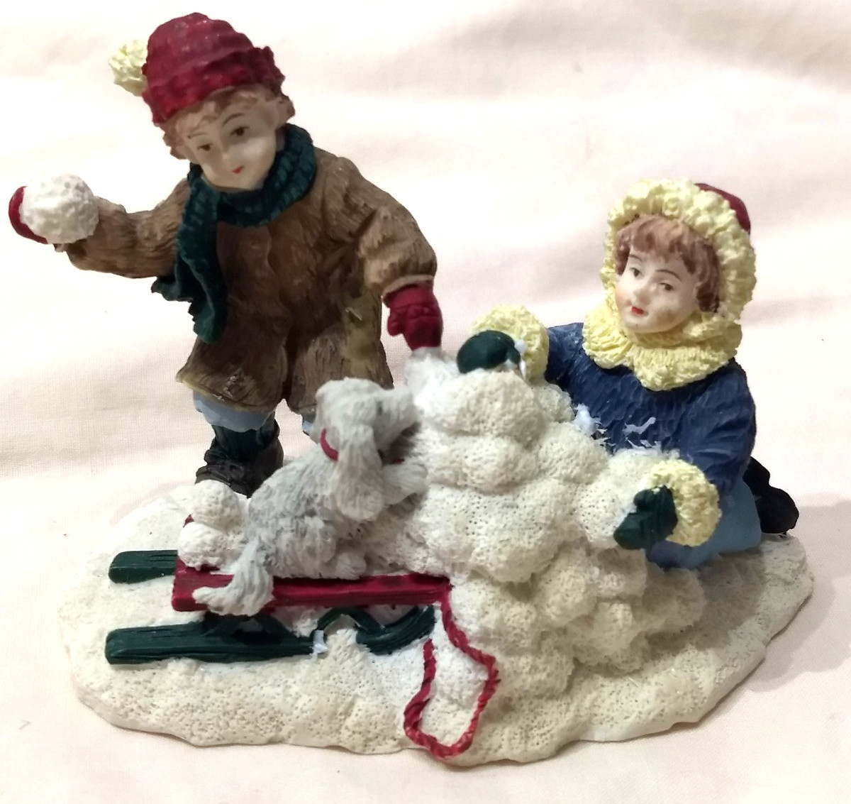 Mervyn’s Village Square Christmas Holiday People & Dogs Figurines Selections