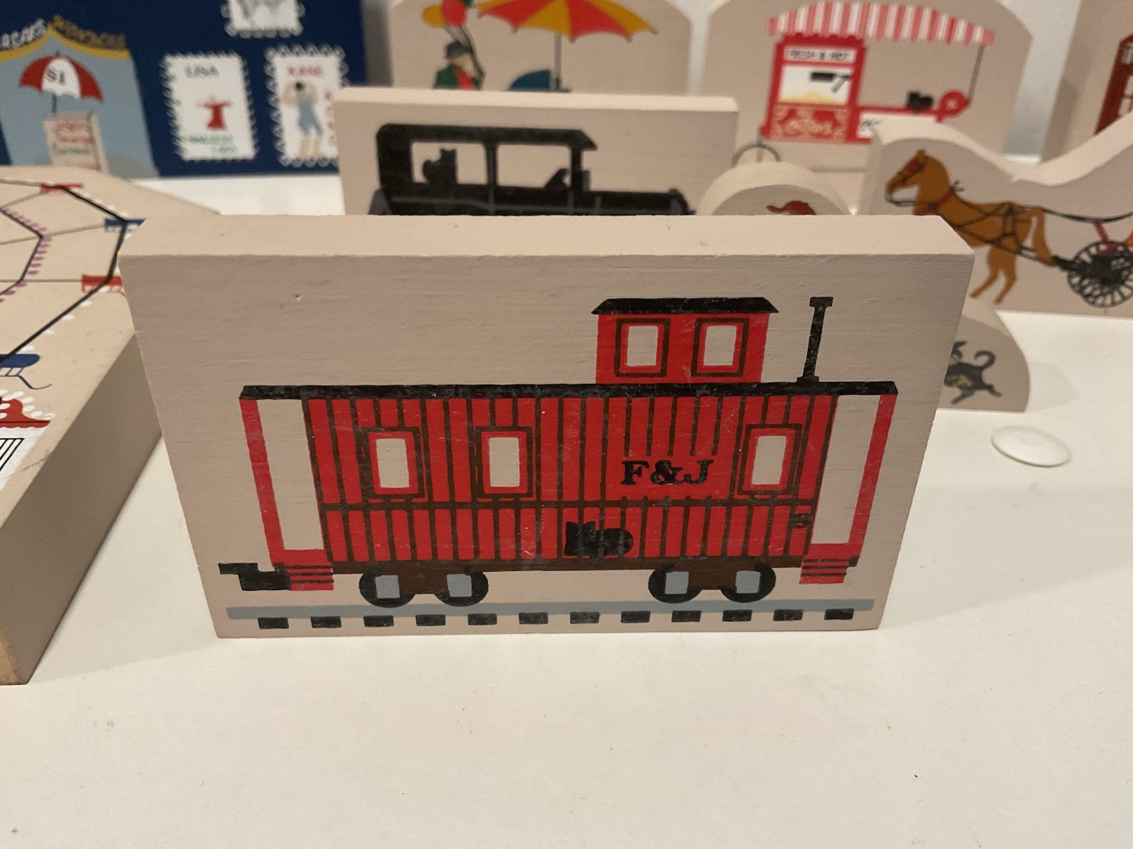 The Cat’s Meow Village By Faline Lot Of 13, Various Series Circus Chippewa Lake