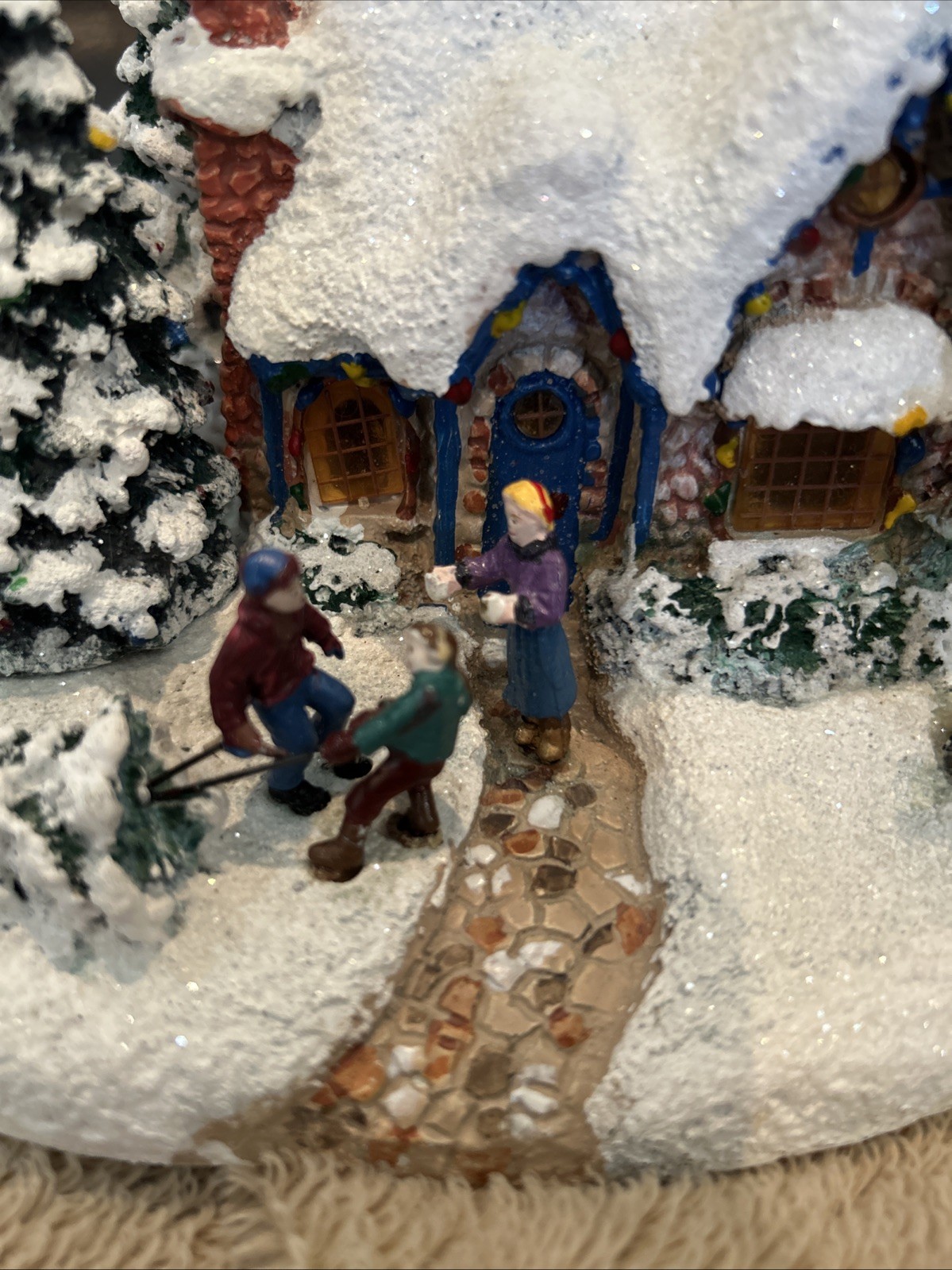 Thomas Kinkade Country Christmas House 2015 Teleflora